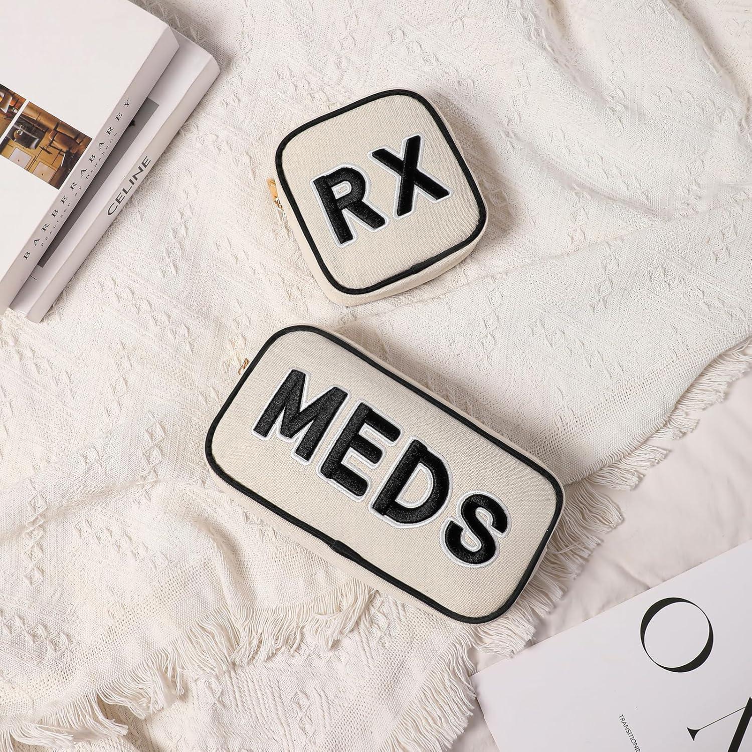 Bolsa de Maquillaje Uekeboag Lona Negra 25x13x6 cm