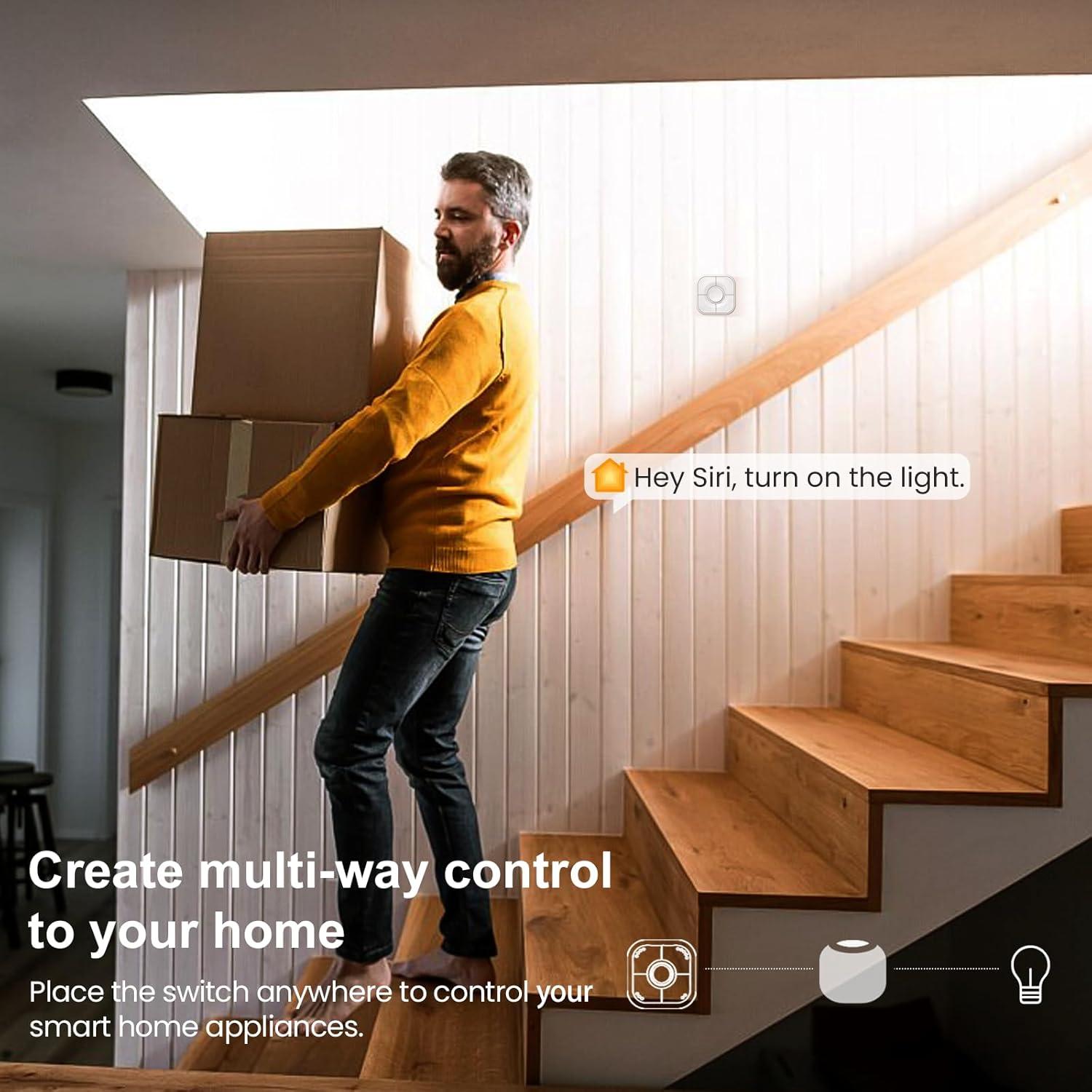 Botón Inteligente Onvis HS2 5 Teclas Control Escenas