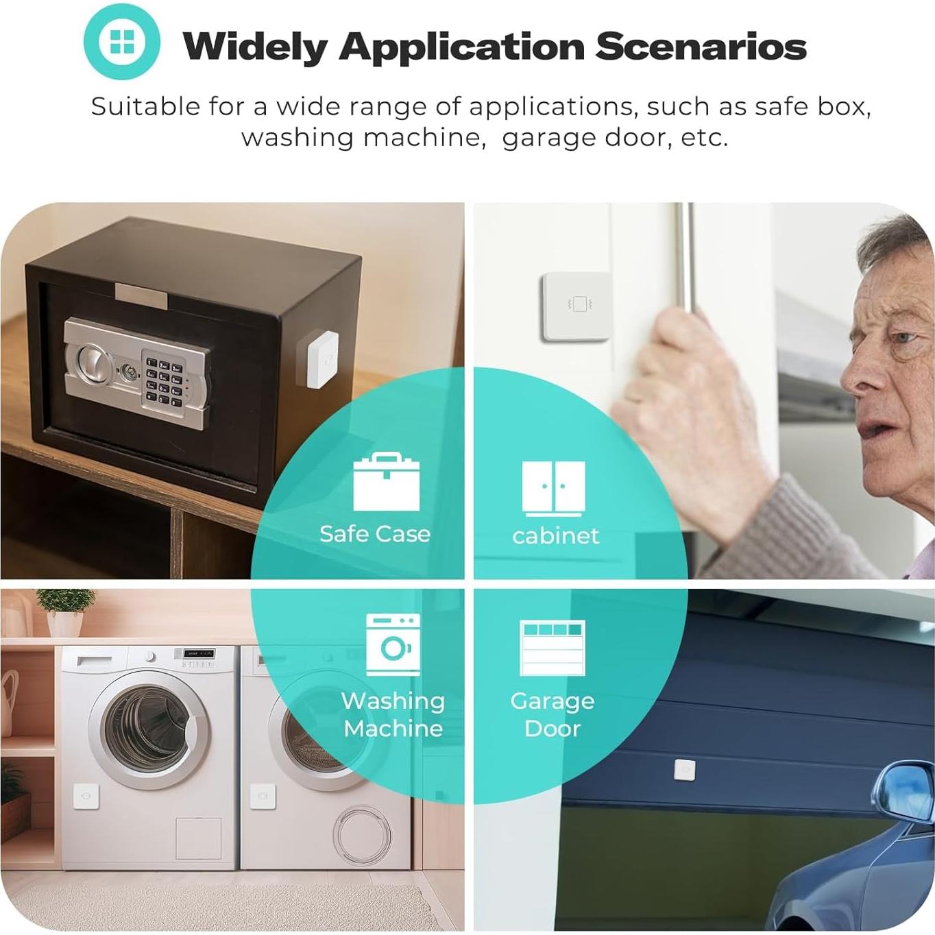 Sensor de Vibración Zigbee Third Reality 110dB Ajustable