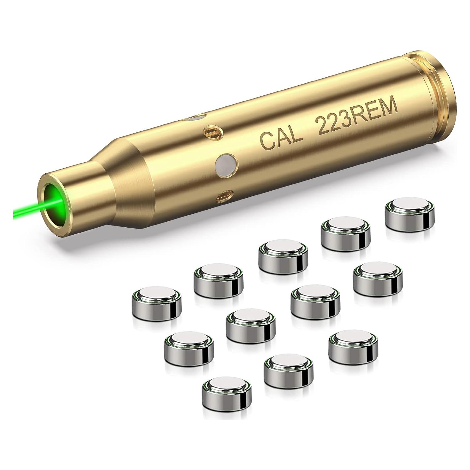 Visor Láser Bore Sight MidTen 223 5.56mm Verde con Baterías