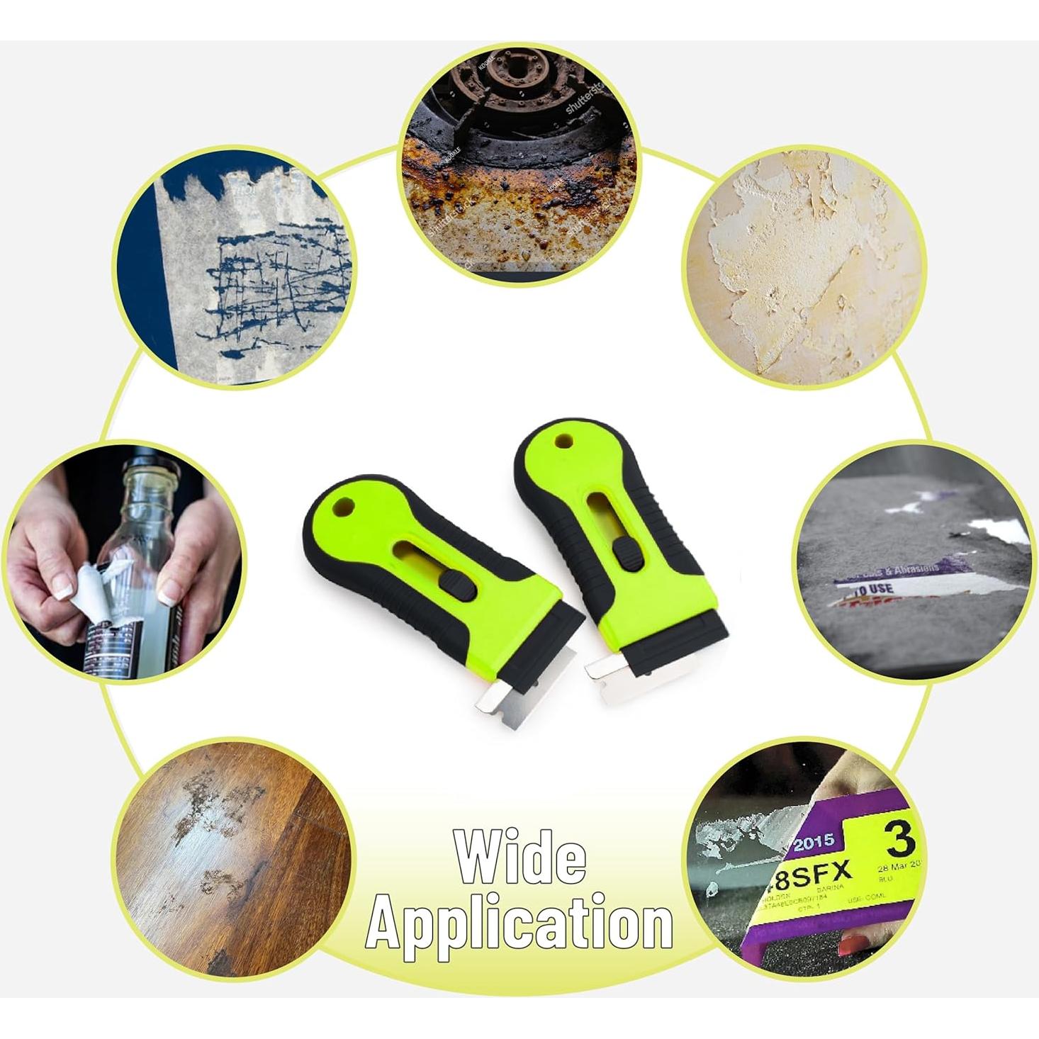 Juego de Raspadores Bates con 30 Cuchillas de Acero Inoxidable