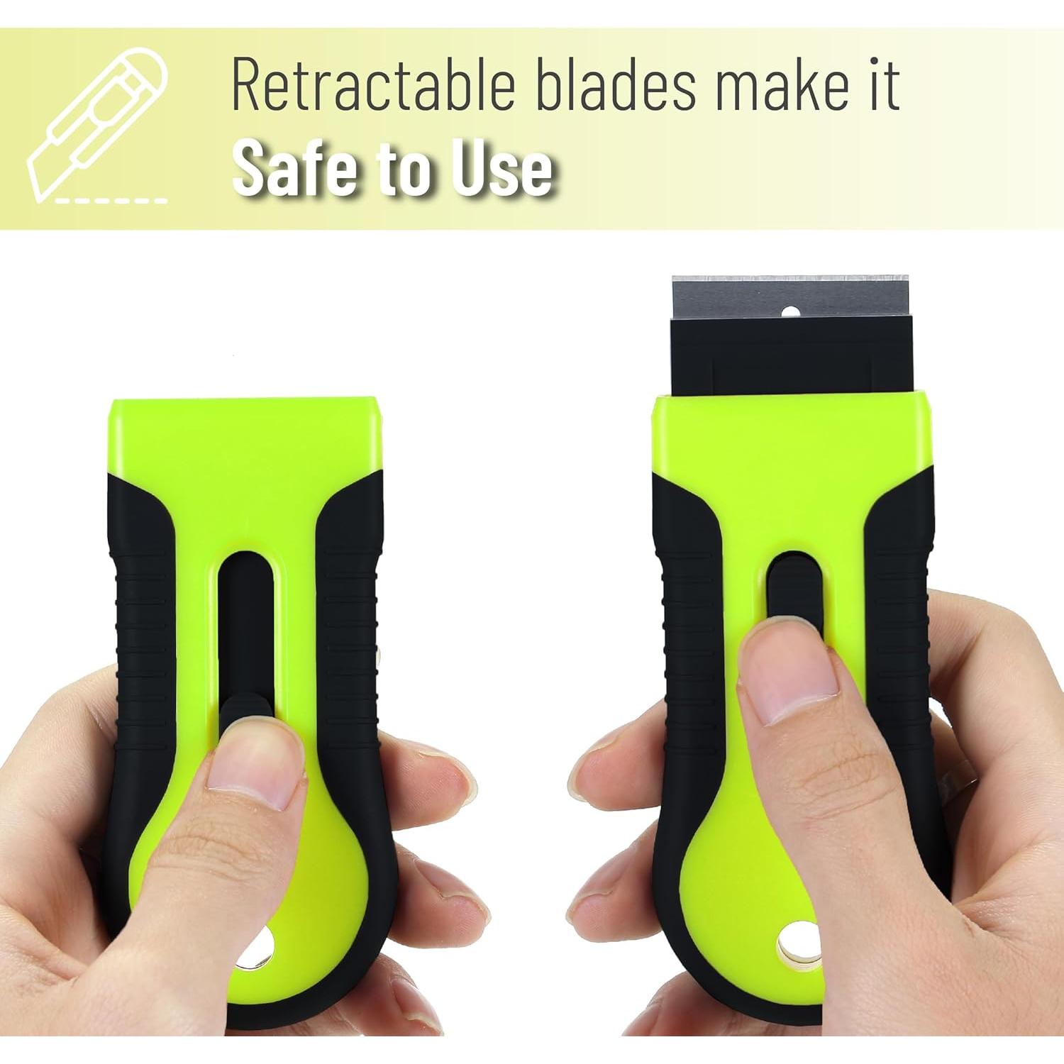 Juego de Raspadores Bates con 30 Cuchillas de Acero Inoxidable