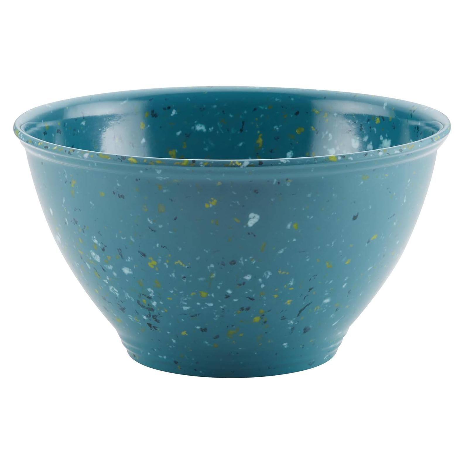 Tazón de Basura Rachael Ray 4L Melamina Azul Agave Antideslizante