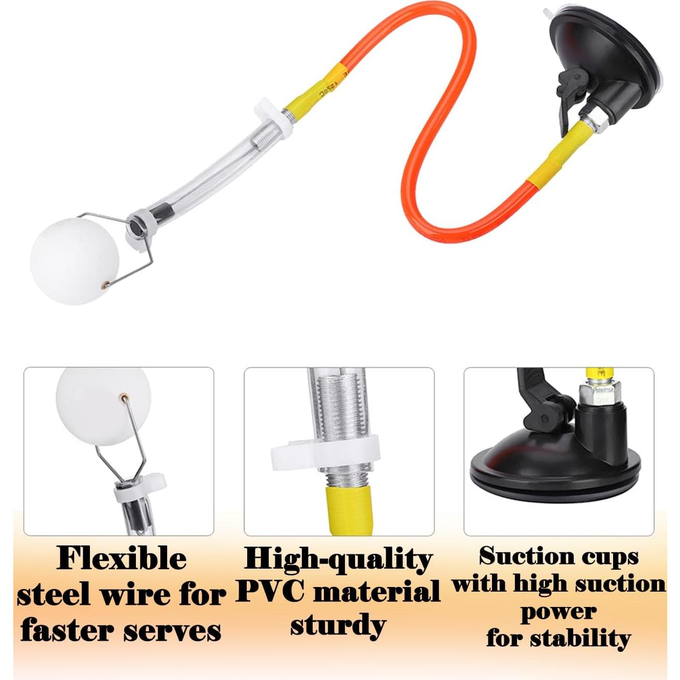 Robot Entrenador de Ping Pong ZLXHDL, PVC, 1 Jugador