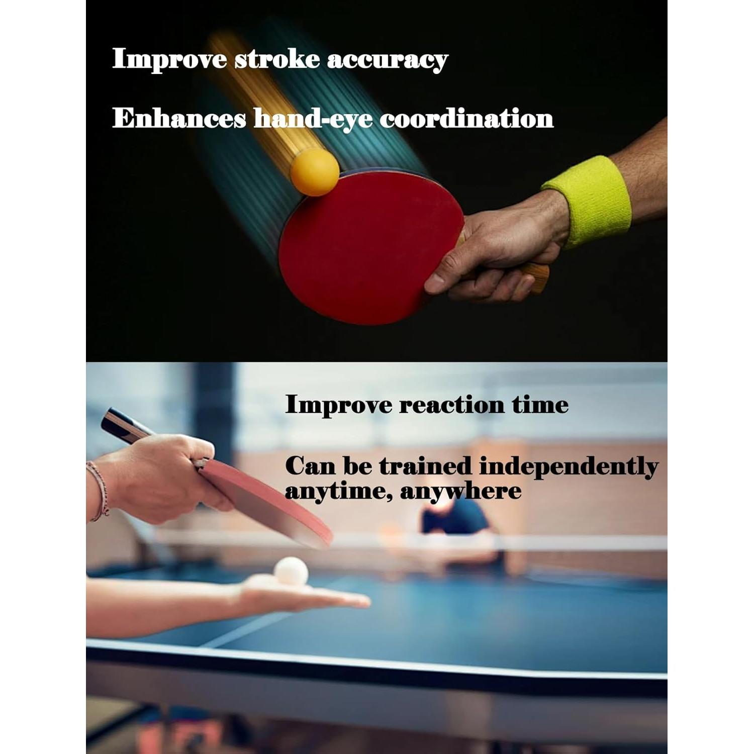 Robot Entrenador de Ping Pong ZLXHDL, PVC, 1 Jugador