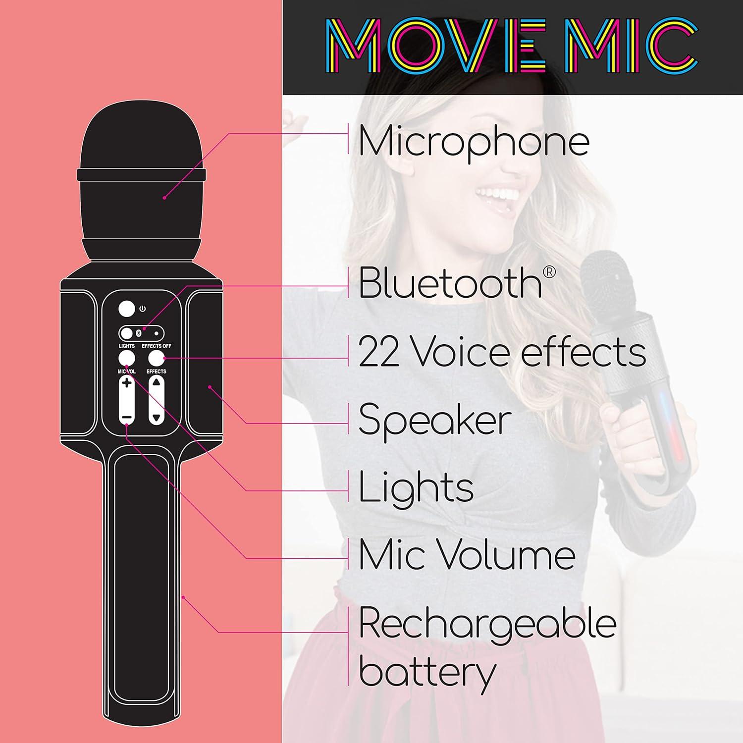 Micrófono de Karaoke Portátil Singing Machine SMM575 Bluetooth