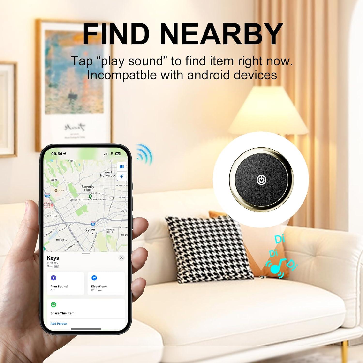 Rastreador Bluetooth Inteligente SAMRT CC para Apple Find My