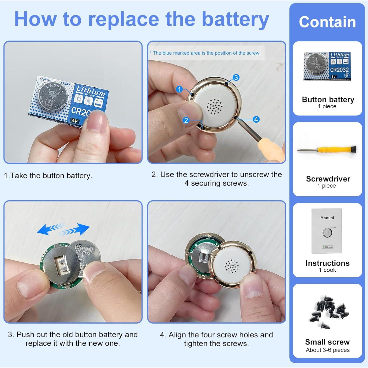 Rastreador Bluetooth Inteligente SAMRT CC para Apple Find My