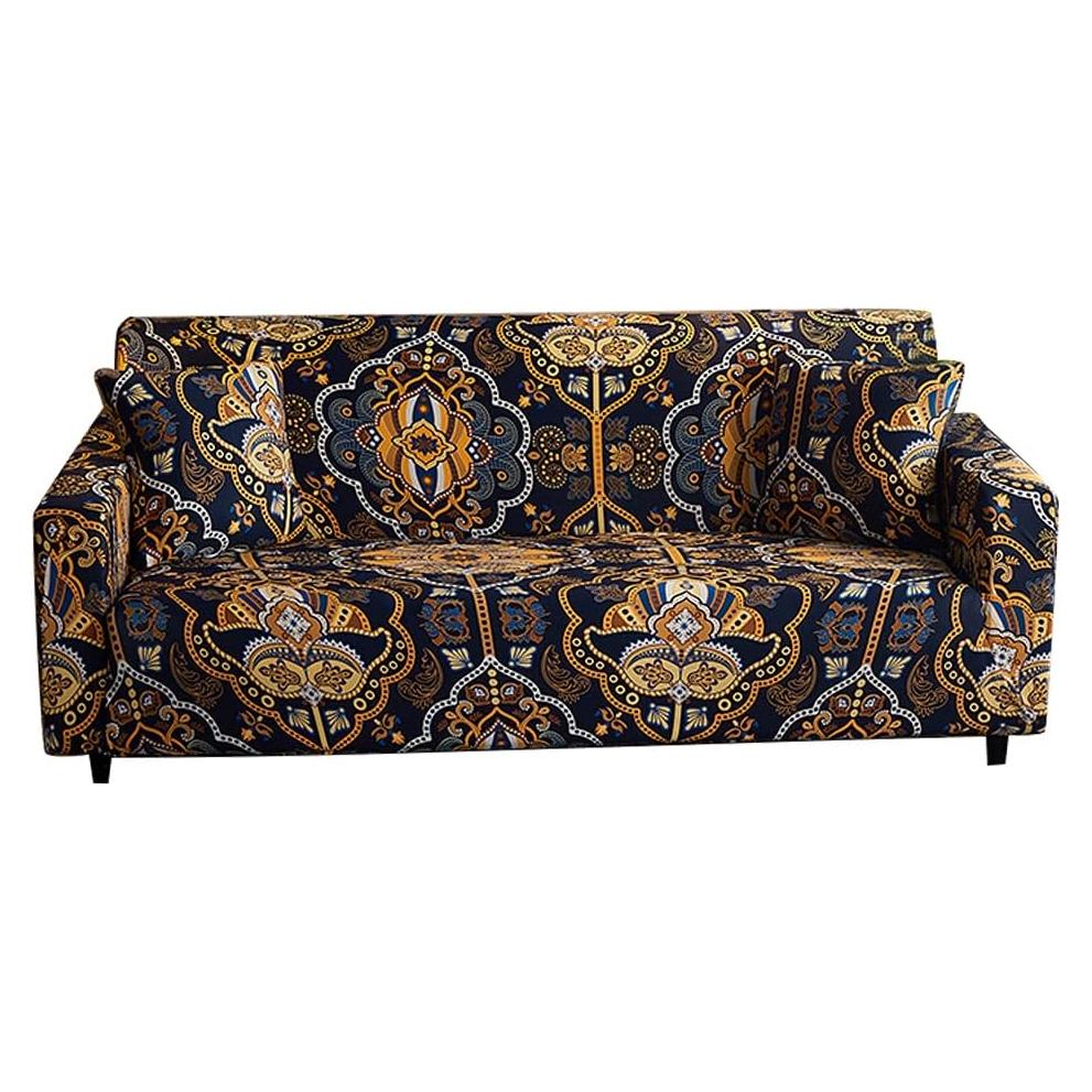 Funda de Sofá Estirable MIDODO 2 Plazas Floral Ecológica