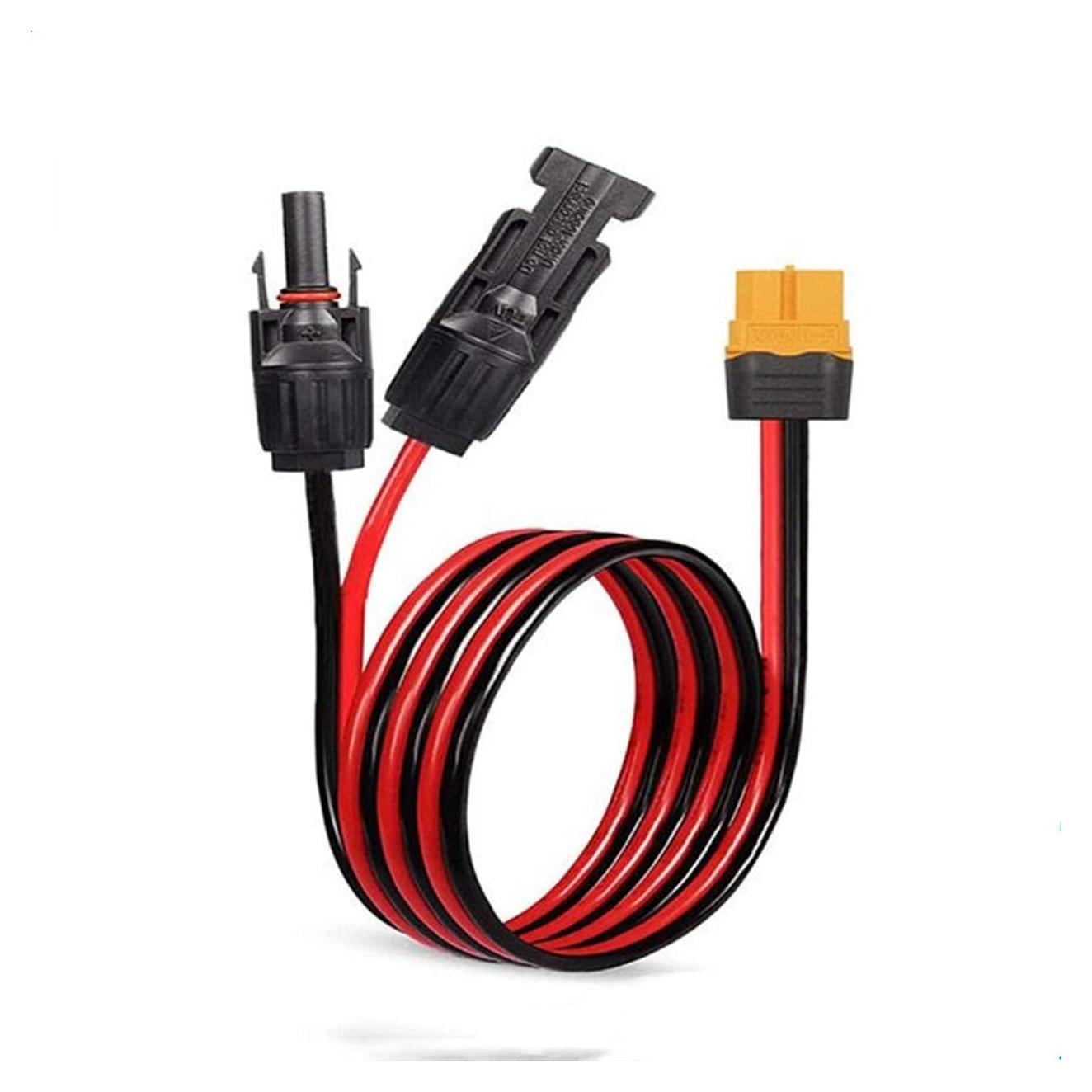 Cable de carga solar 12AWG RYX XT60 3M impermeable