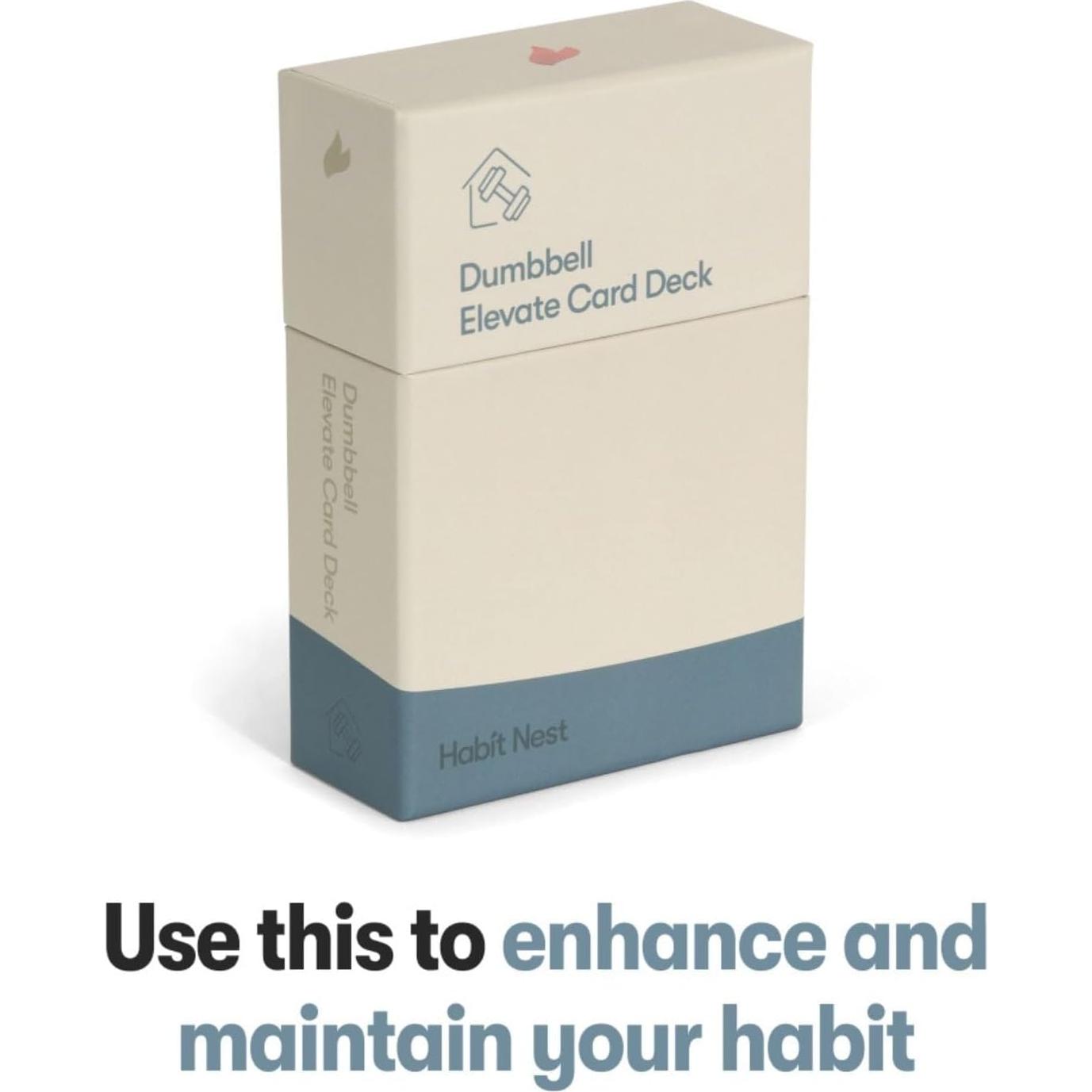 Diario de Entrenamiento Habit Nest con Tarjetas de Ejercicio