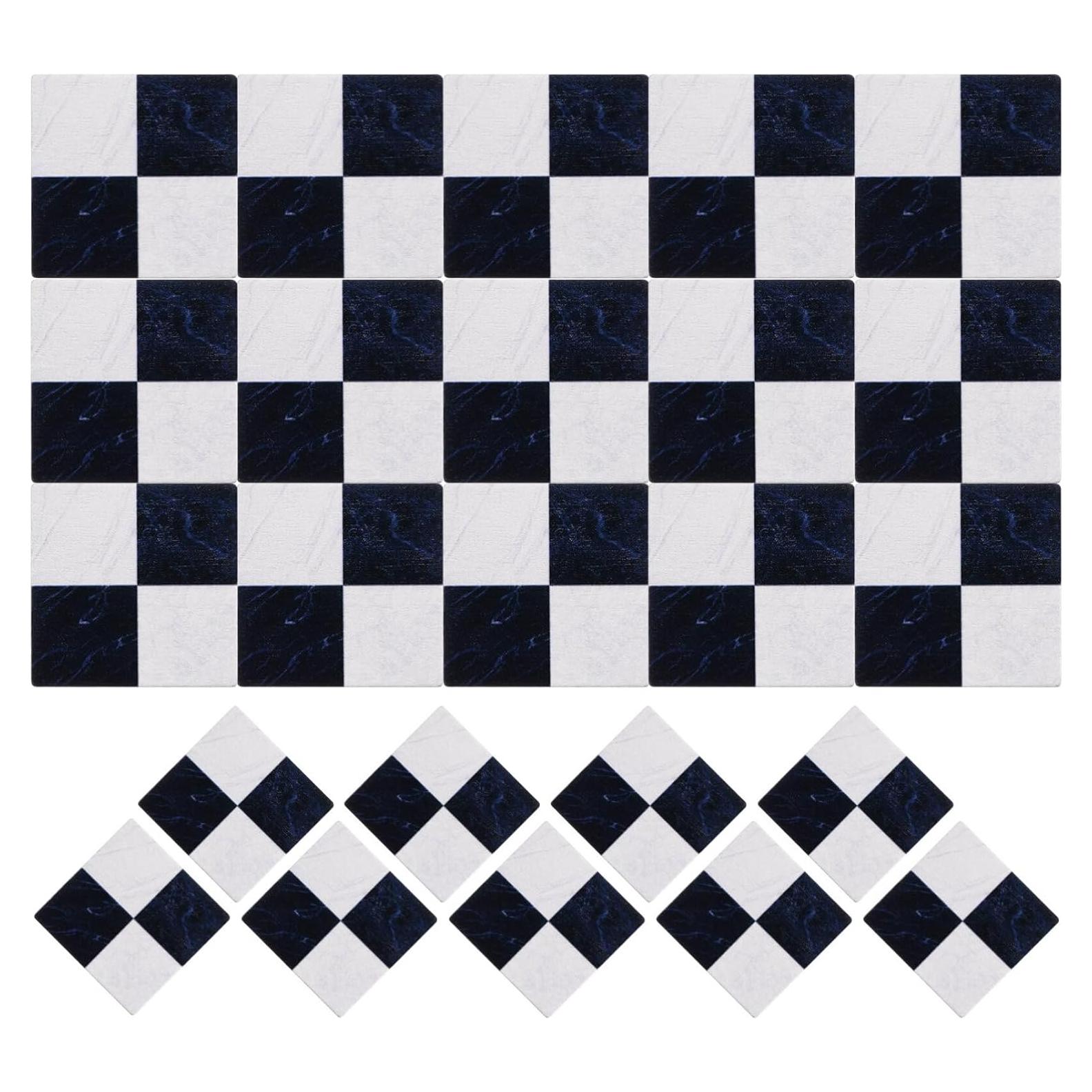 Suelo de Casa de Muñecas DOITOOL 27PCS Madera Natural