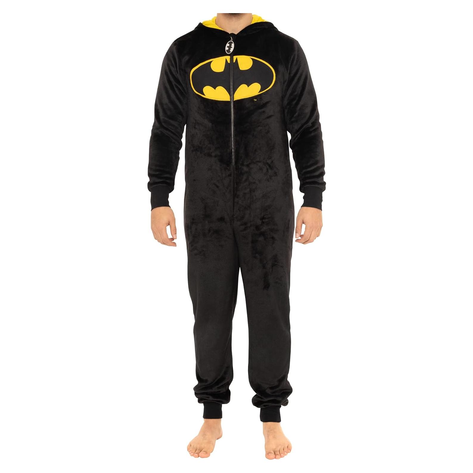 Mono de Batman para Hombres | Pijamas DC Comics | Tallas S a XXL
