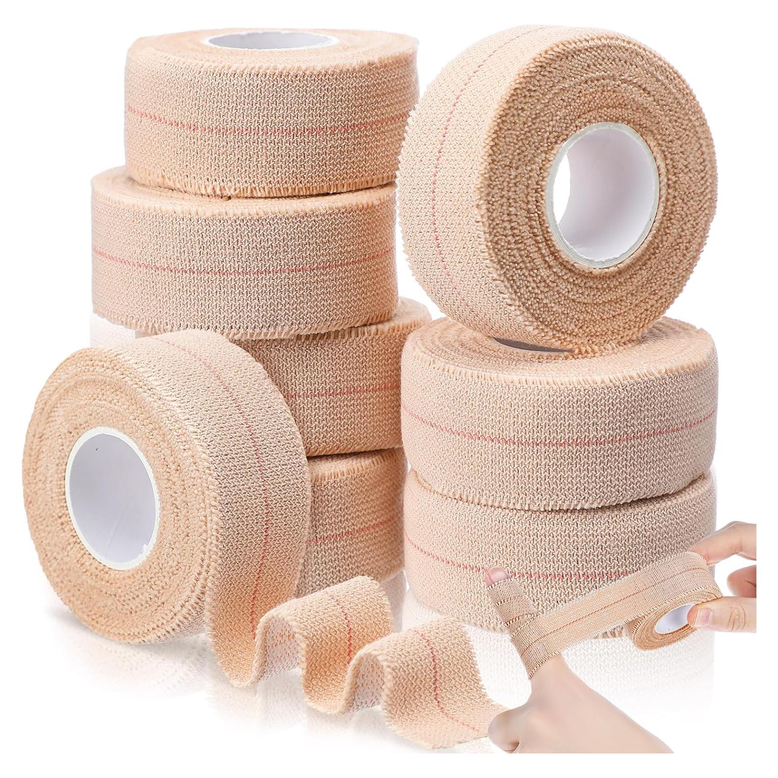 Cinta Adhesiva Elástica Tondiamo 8 Rollos 2.54 cm x 4.57 m