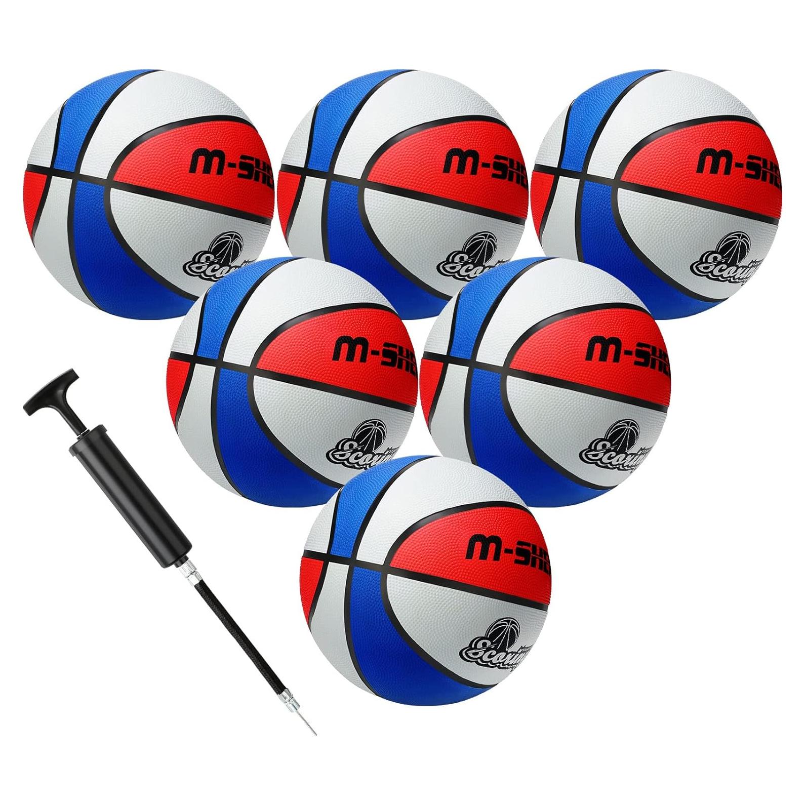 Balones de Baloncesto Wettarn Tamaño 5 Juego de 6 Piezas