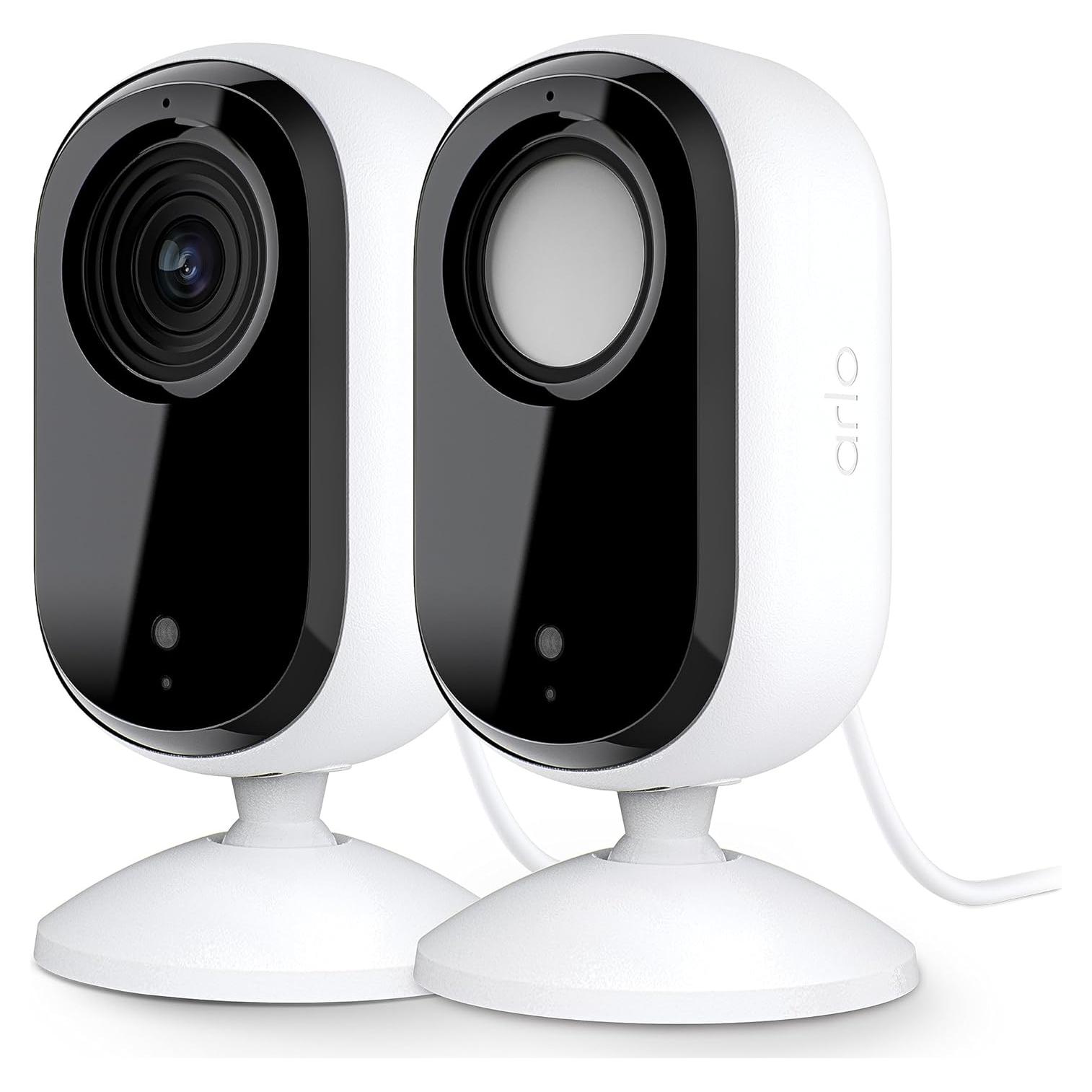Cámara Arlo Esencial 2K Interior | 2 Cámaras | Audio Bidireccional