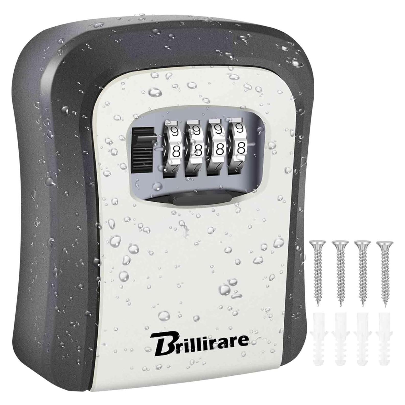 Caja de Llave con Cerradura Brillirare 4 Dígitos Impermeable