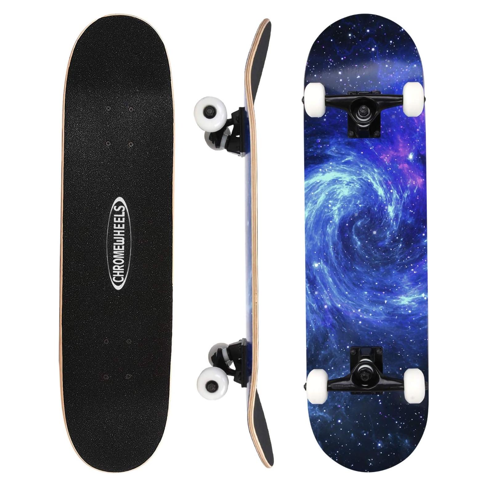 Patineta Completa ChromeWheels 31" Arce Canadiense 7 Capas