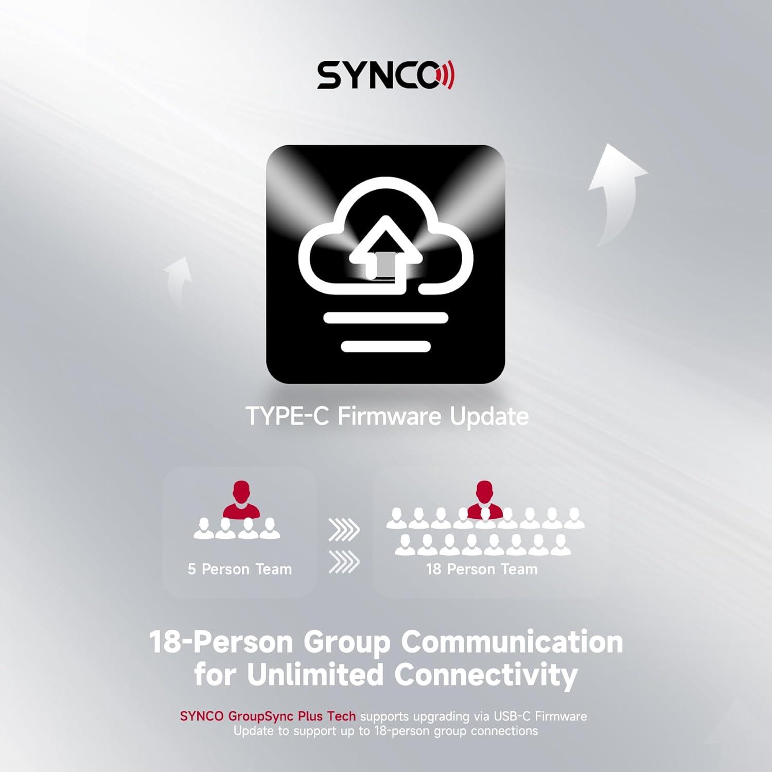 Sistema Intercomunicador Inalámbrico SYNCO X5 400m 5 Personas