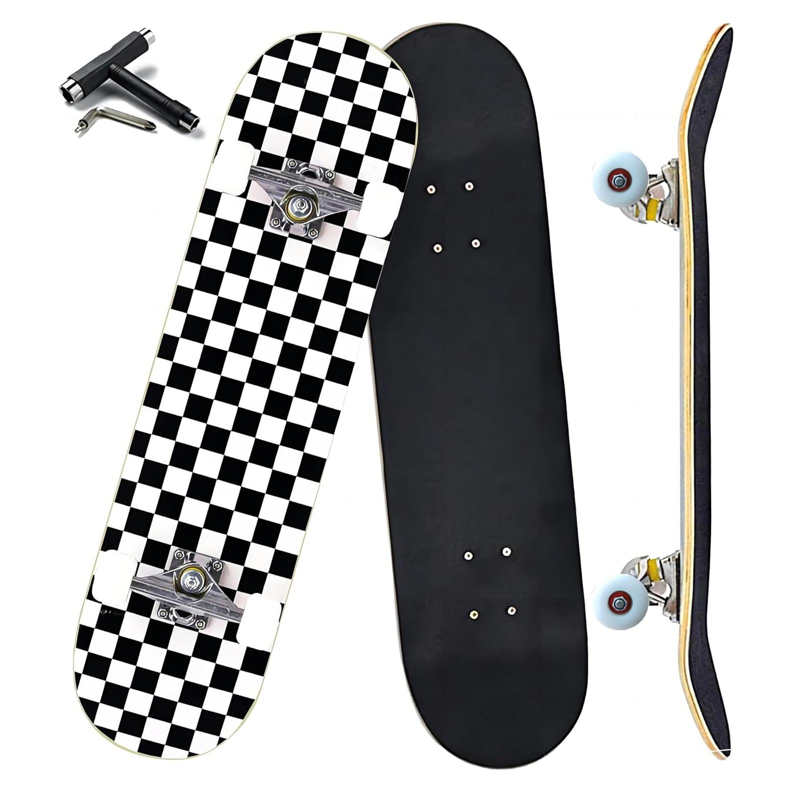 Patineta Completa Anyfun 76cm 7 Capas Arce para Principiantes