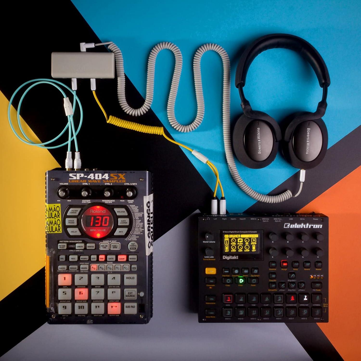 Mezclador Pasivo myVolts mickXer 5 Canales Estéreo Negro