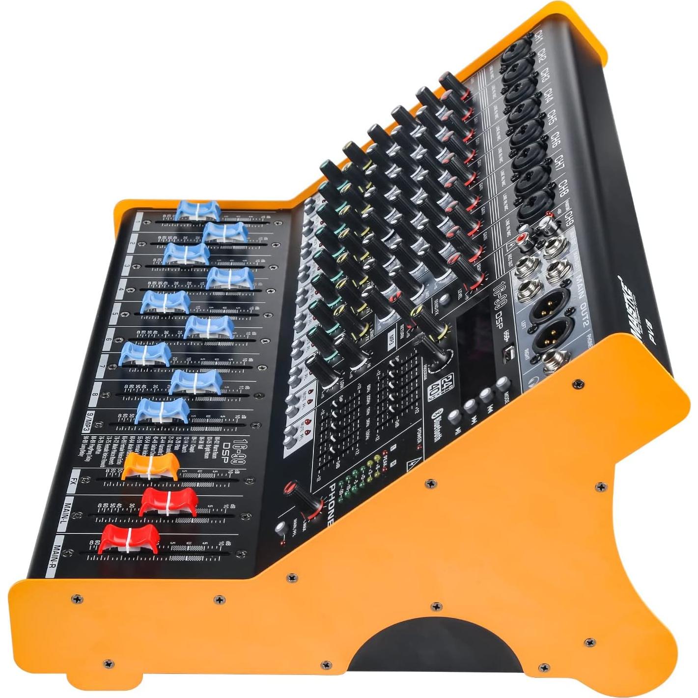 Mezclador de Audio 9 Canales 99 Efectos Bluetooth USB