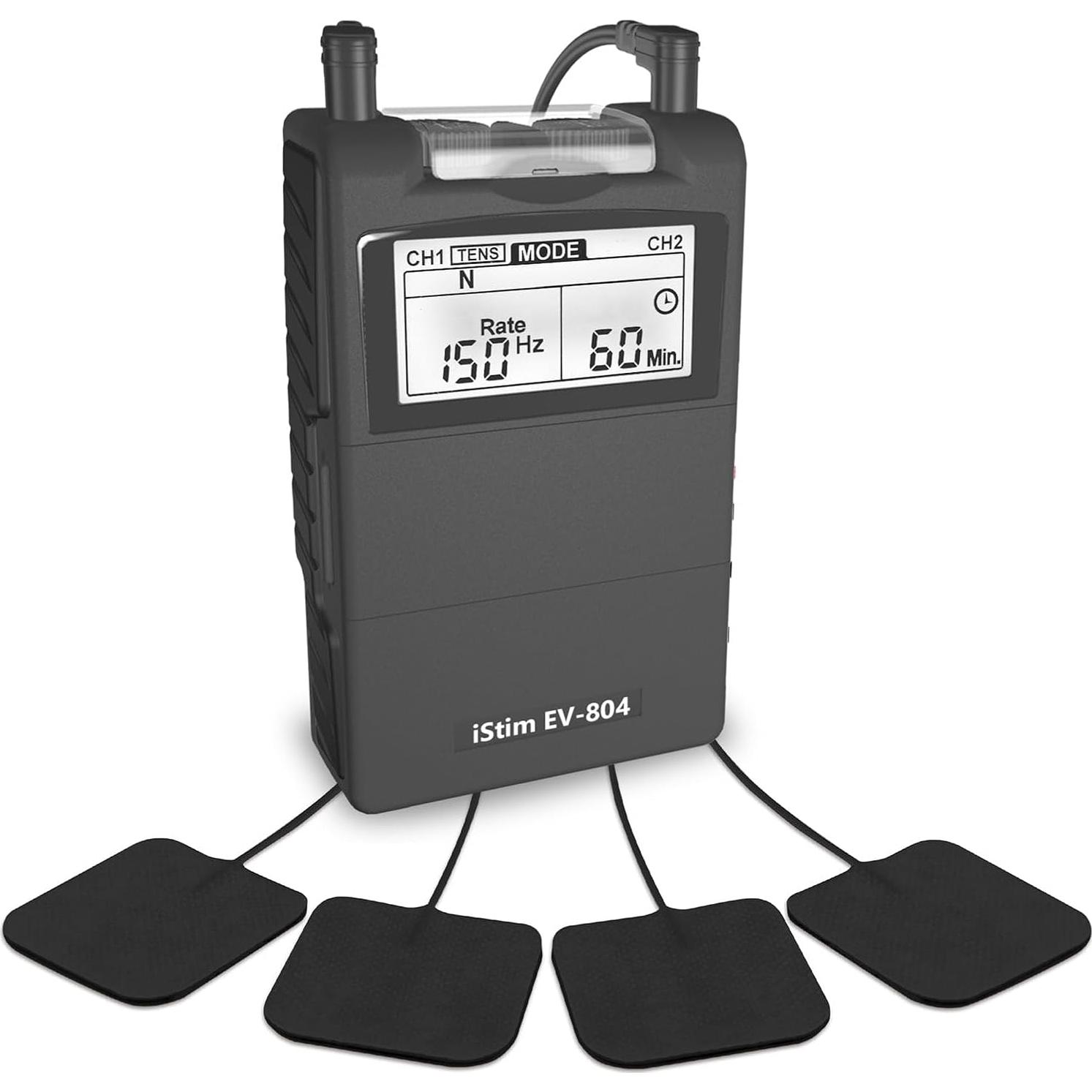 iSTIM EV-804 Estimulador TENS/EMS 2 Canales Alivio Dolor