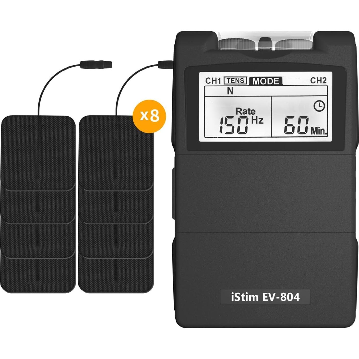 iSTIM EV-804 Estimulador TENS/EMS 2 Canales Alivio Dolor