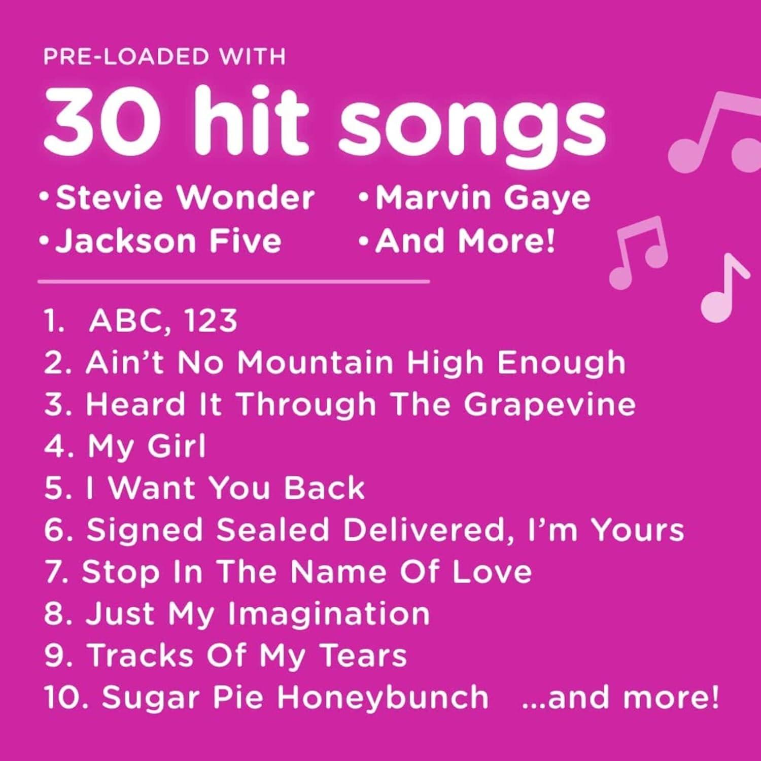 Micrófono de Karaoke Move2Play MO104 con Bluetooth y 30 Canciones