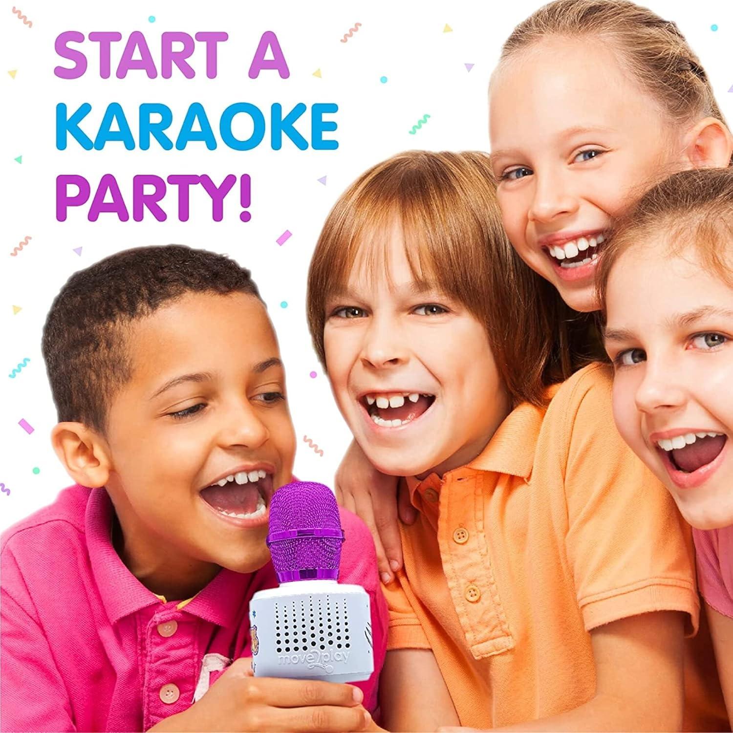 Micrófono de Karaoke Move2Play MO104 con Bluetooth y 30 Canciones