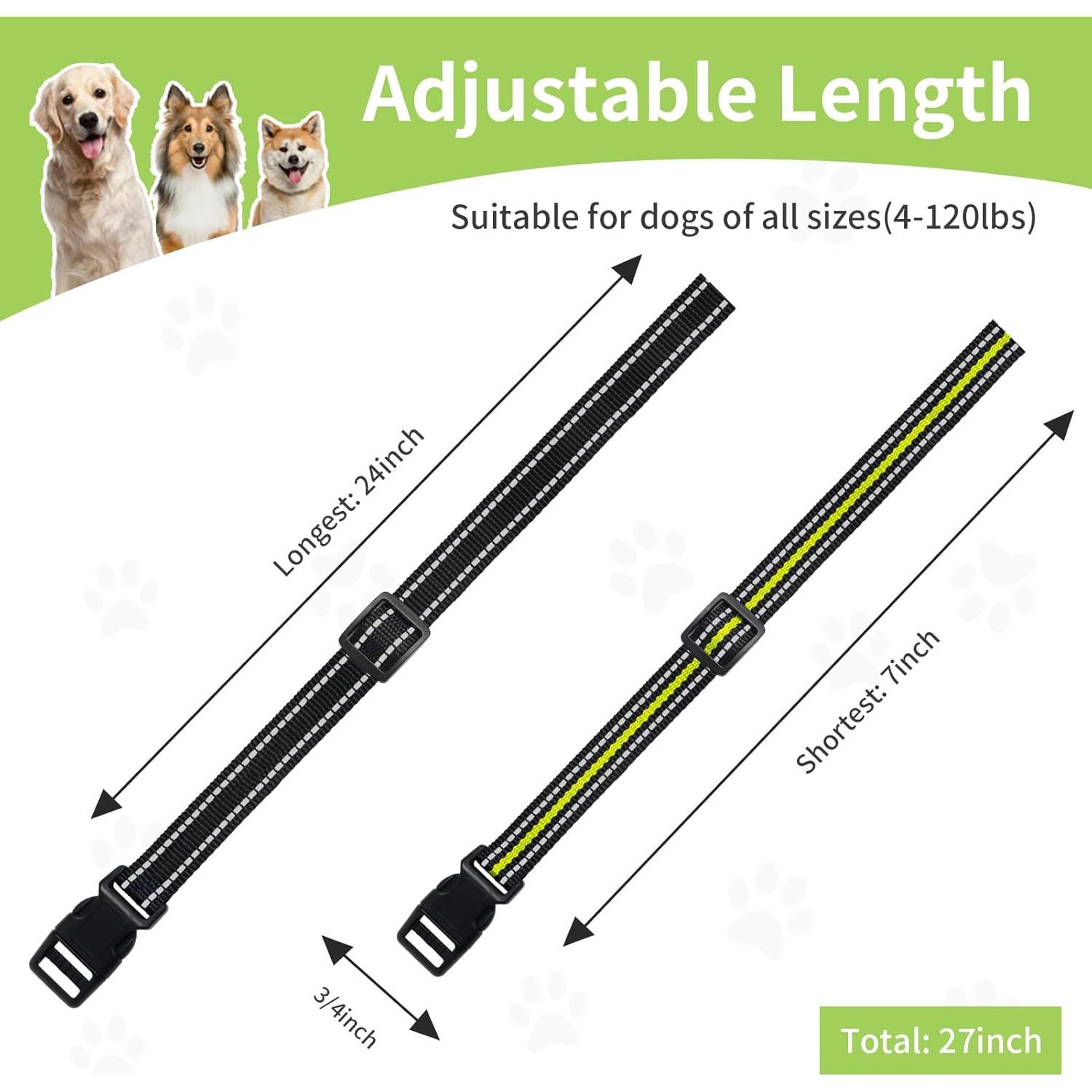 Collar Ajustable Reflectante para Perros Peture 68.6 cm