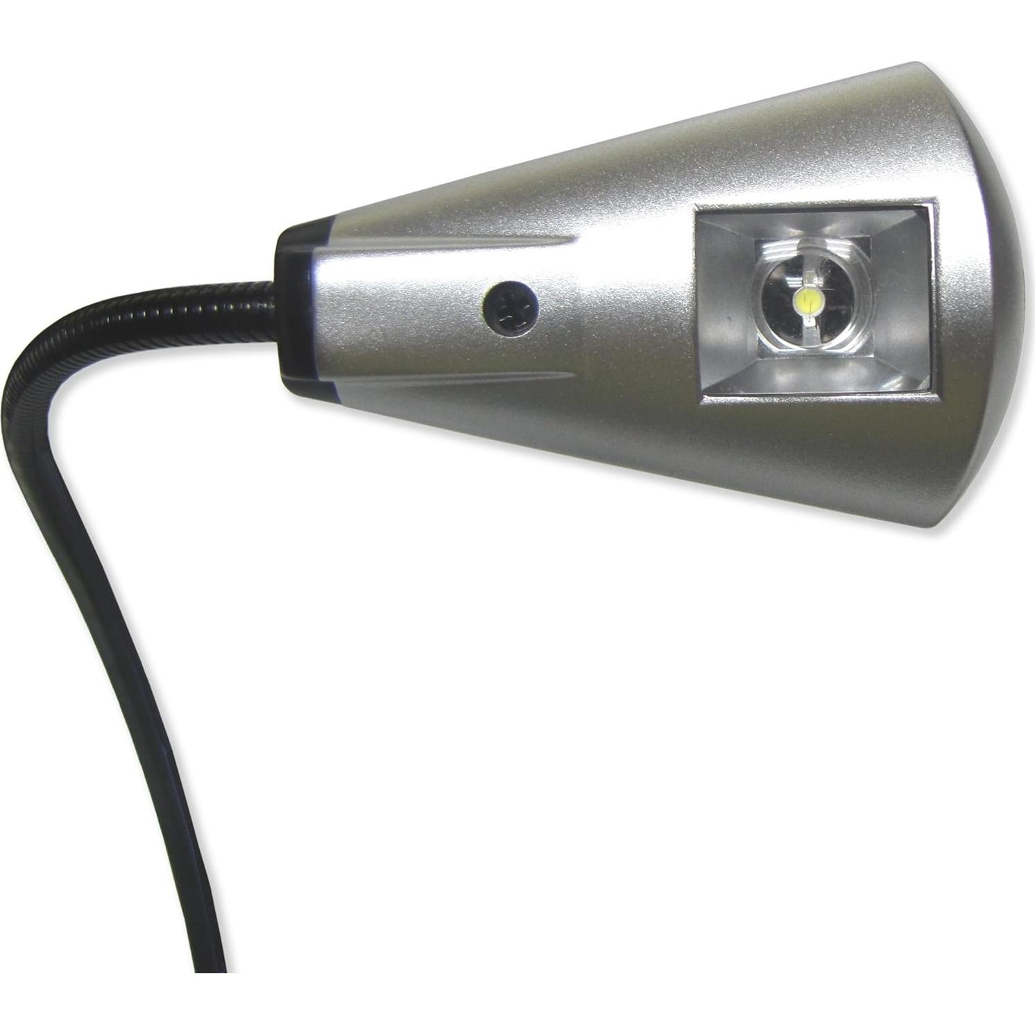 Luz de Lectura LED Carson FlexNeck Ajustable Plata FL-55