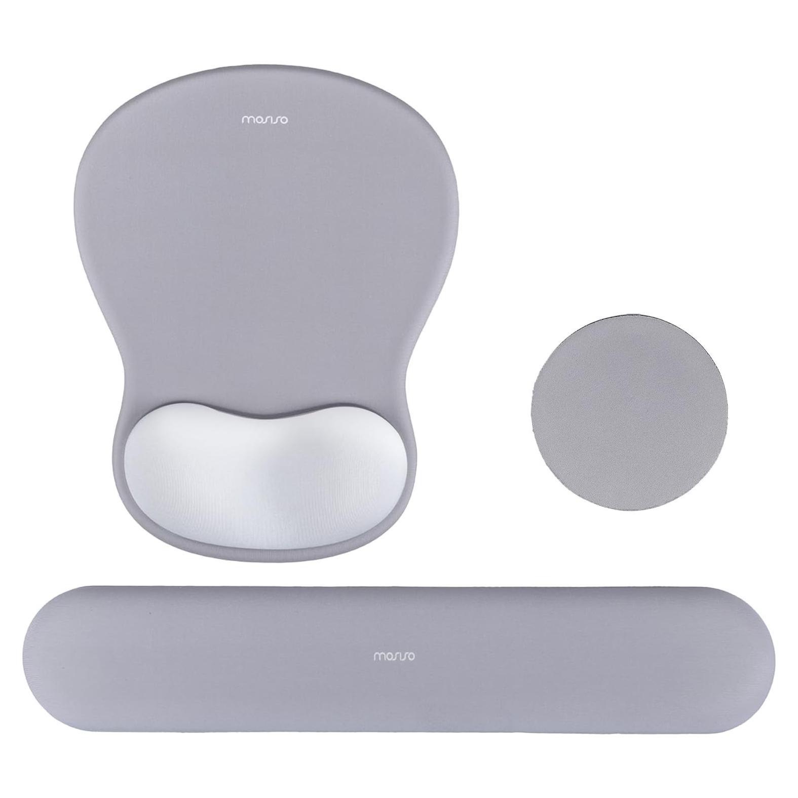 Soporte Reposamuñecas Ergonomico Mosiso para Teclado y Ratón