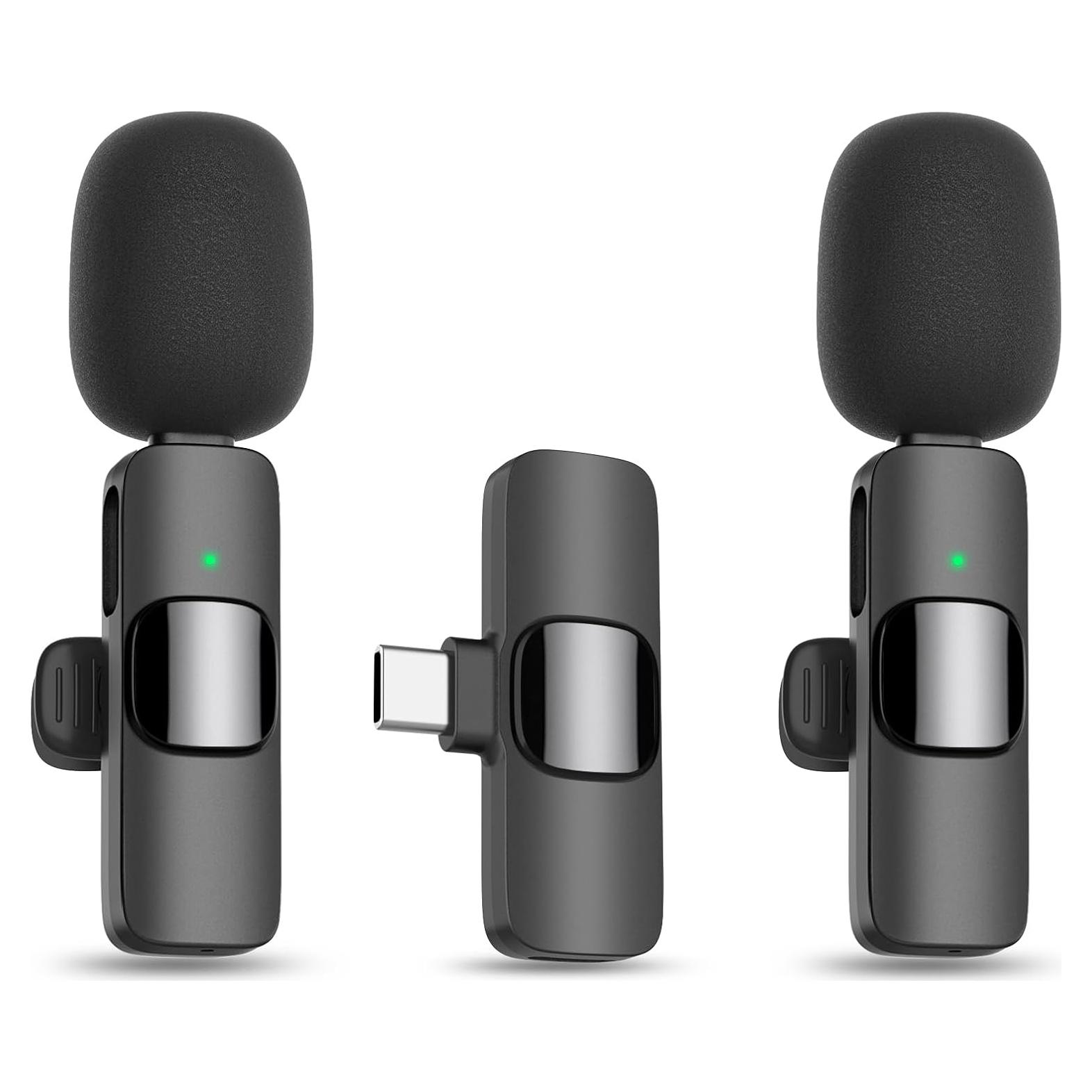 Micrófono Lavalier Inalámbrico WM351 USB C para iPhone 15