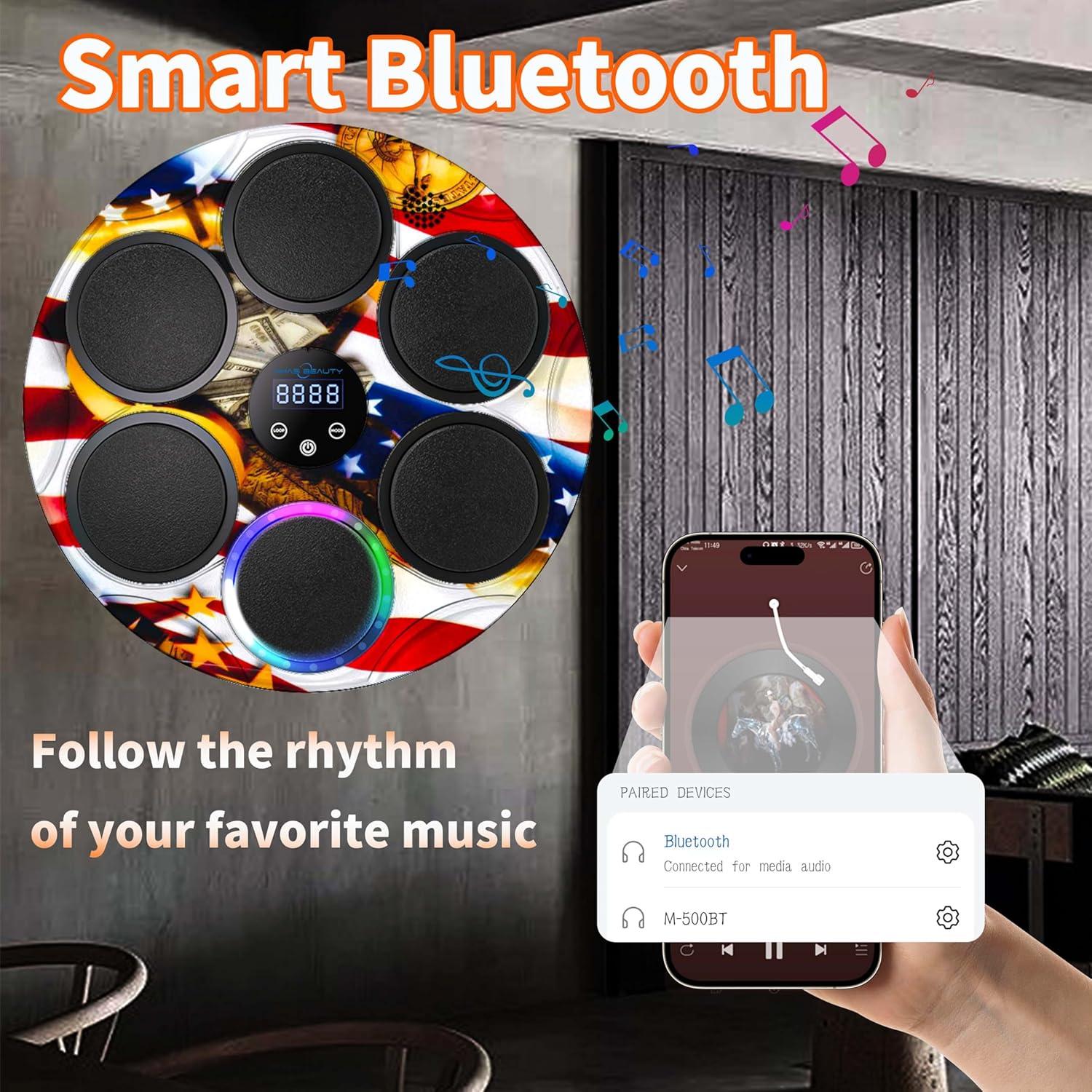 Máquina de Boxeo AMAS Beauty con Guantes y Bluetooth