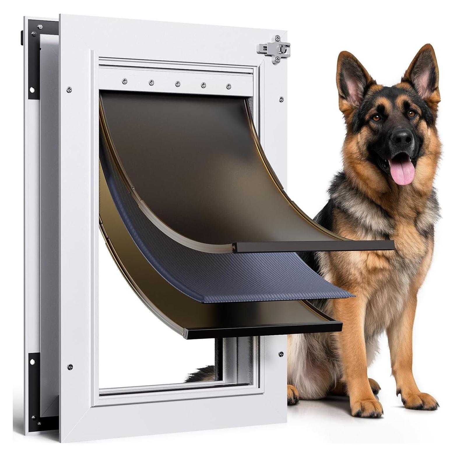 Puerta para Perros PETCOMING Aluminio Grande 49,9 kg