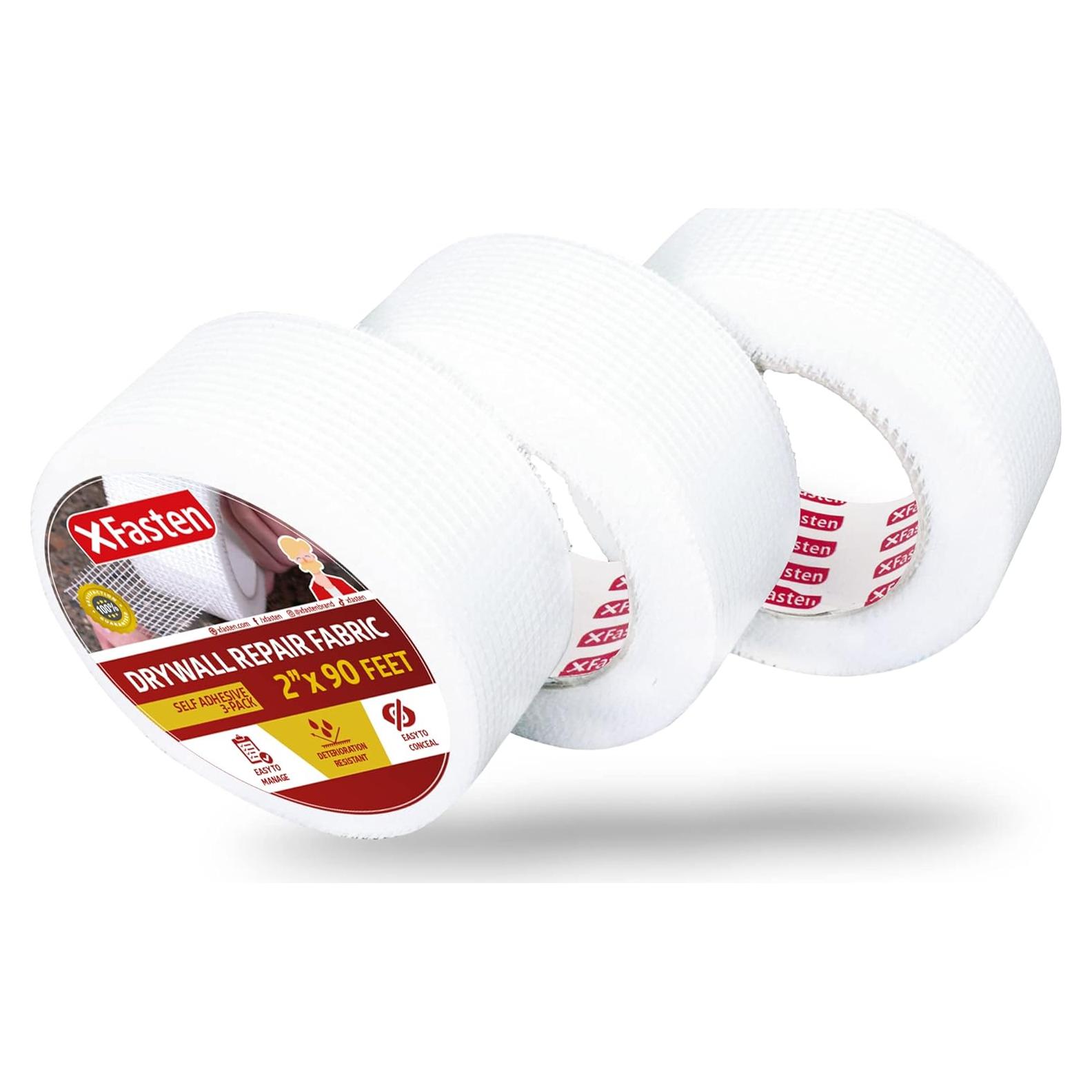 Cinta de Reparación de Paneles de Yeso XFasten 5.08 cm x 27.43 m