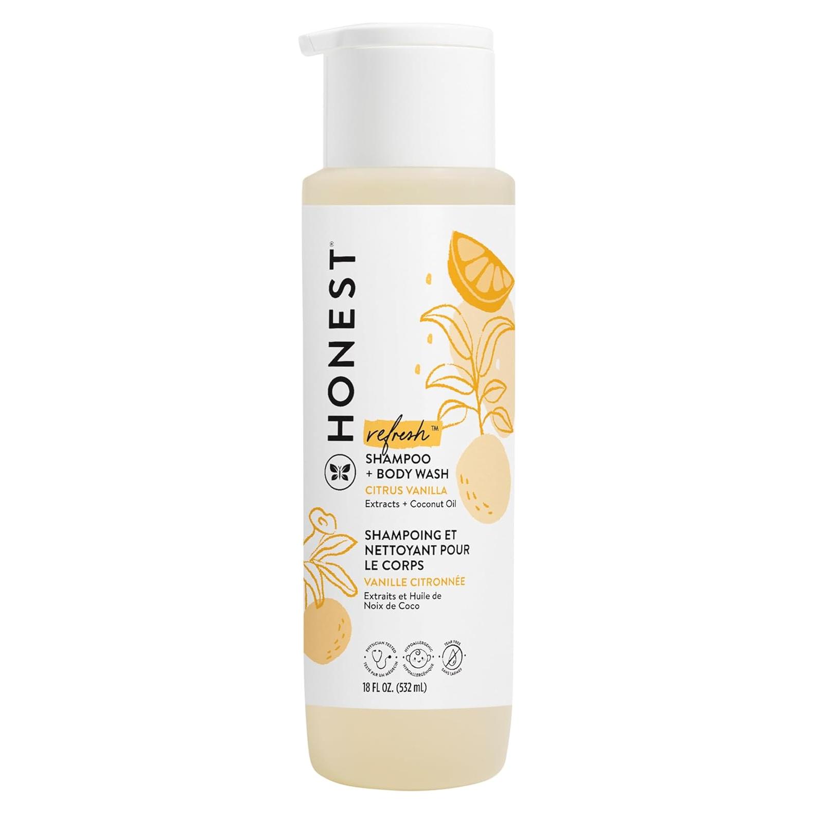 Champú y Gel de Baño 2-en-1 La Compañía Honesta Vainilla Cítrica 532ml