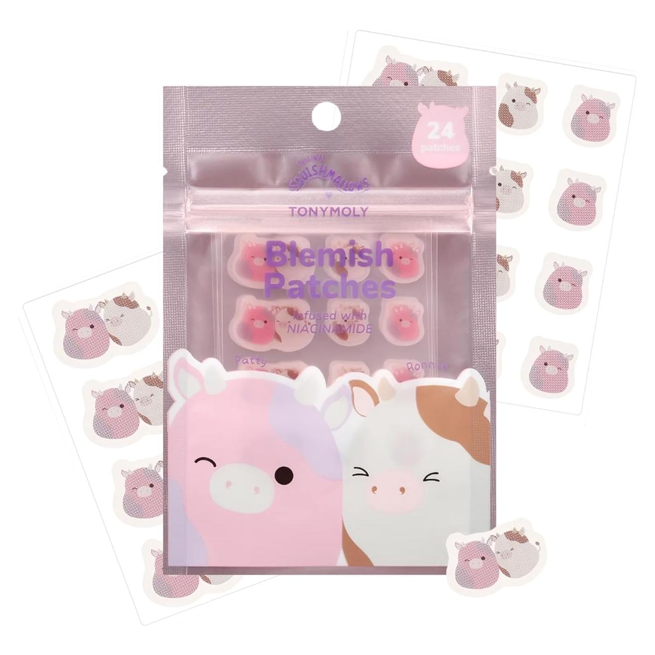 Parches para Imperfecciones TONYMOLY x Squishmallows 24 Unidades