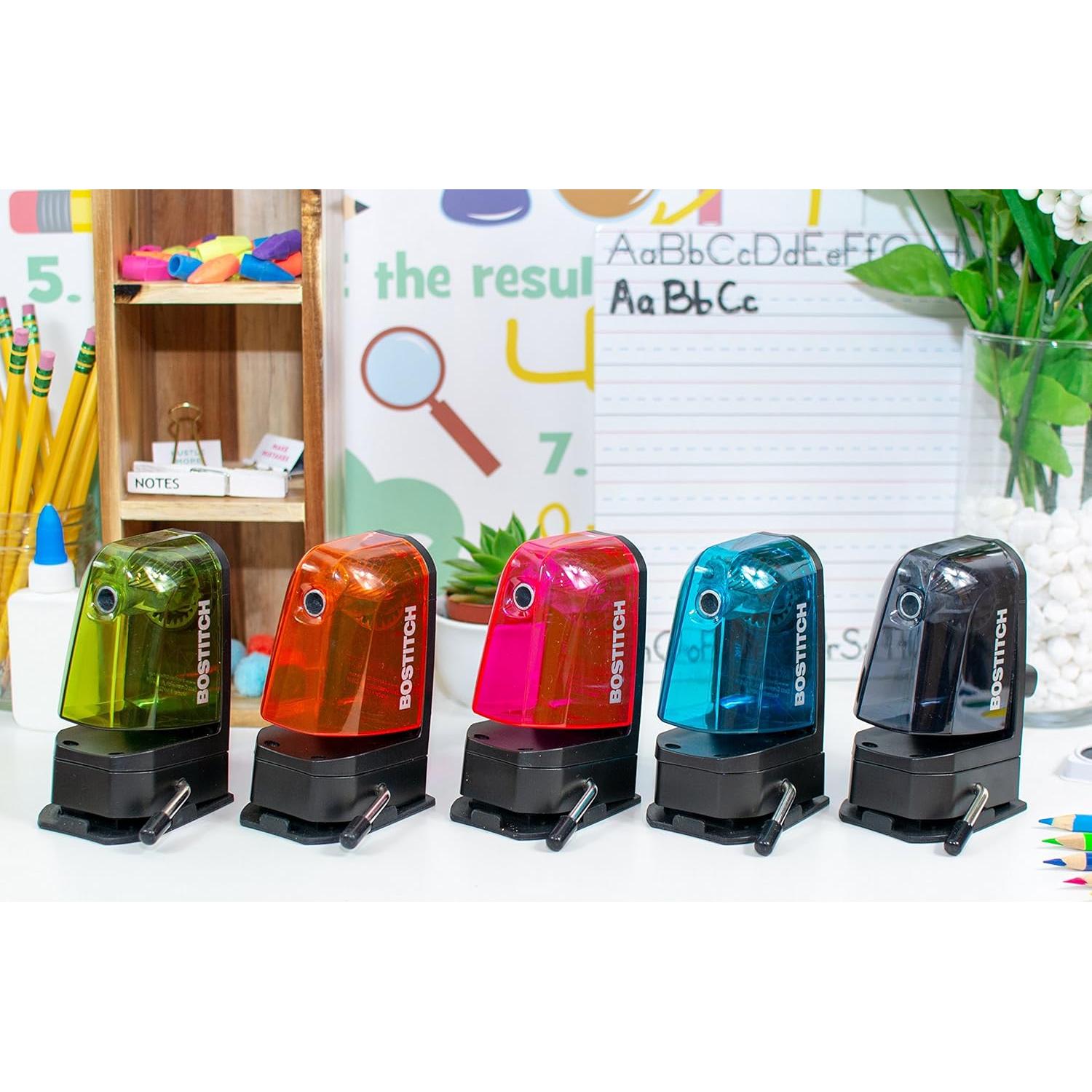 Afilador de lápices Bostitch MPS2-BLK, montaje 2 en 1