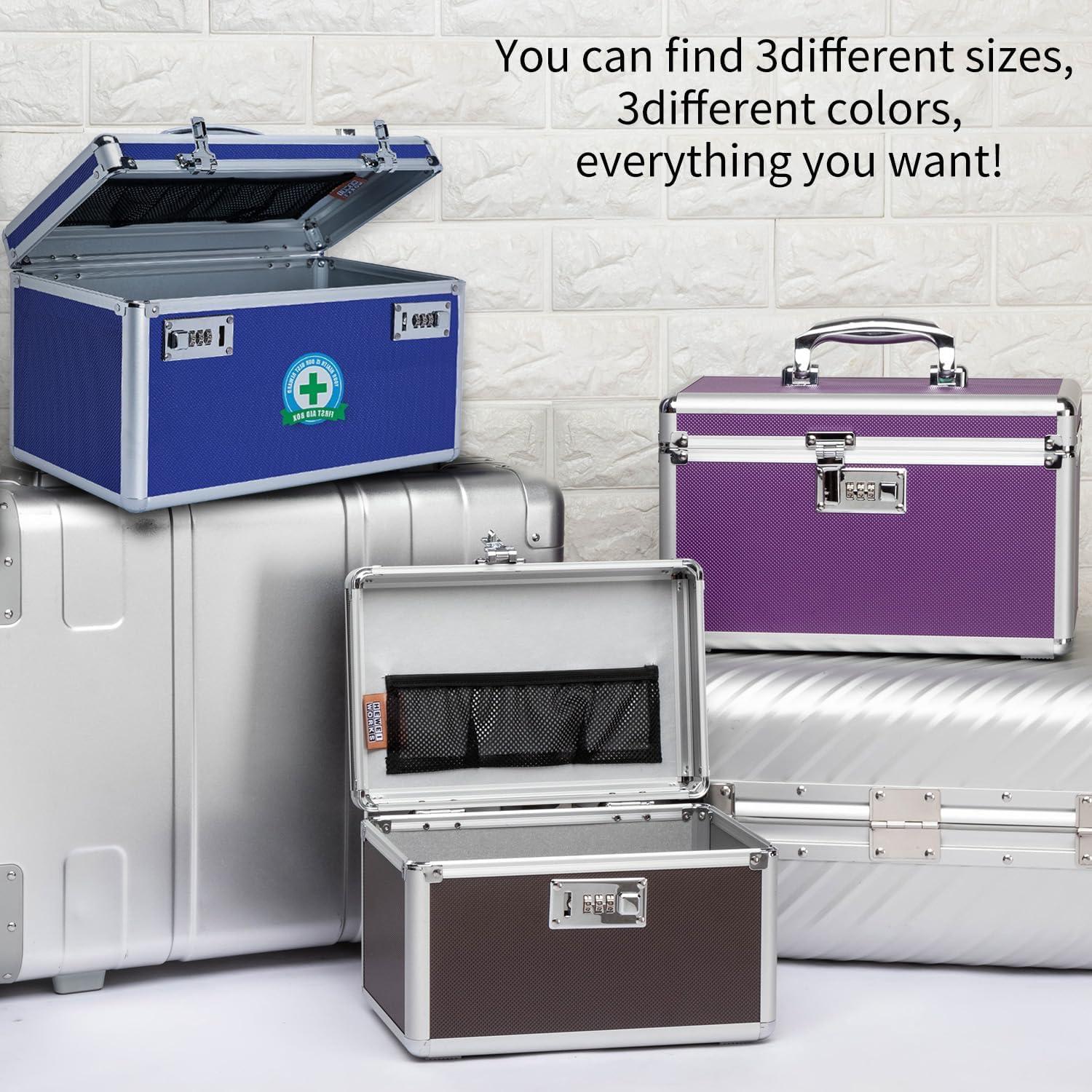 Caja de Medicamentos HEWEI WORKS Cerrable 36x18x21cm Azul