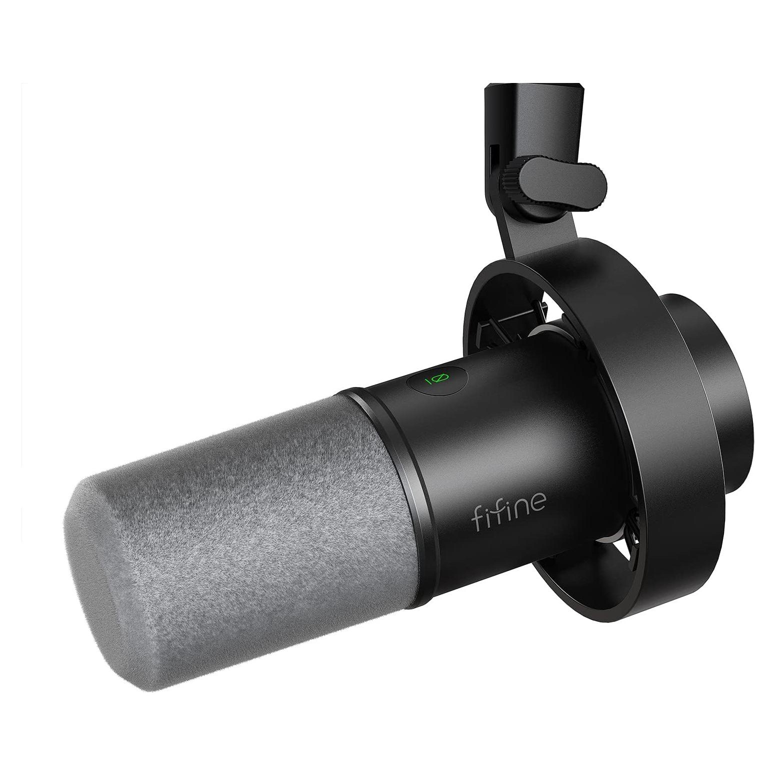 Micrófono Dinámico FIFINE K688 USB/XLR para Podcast