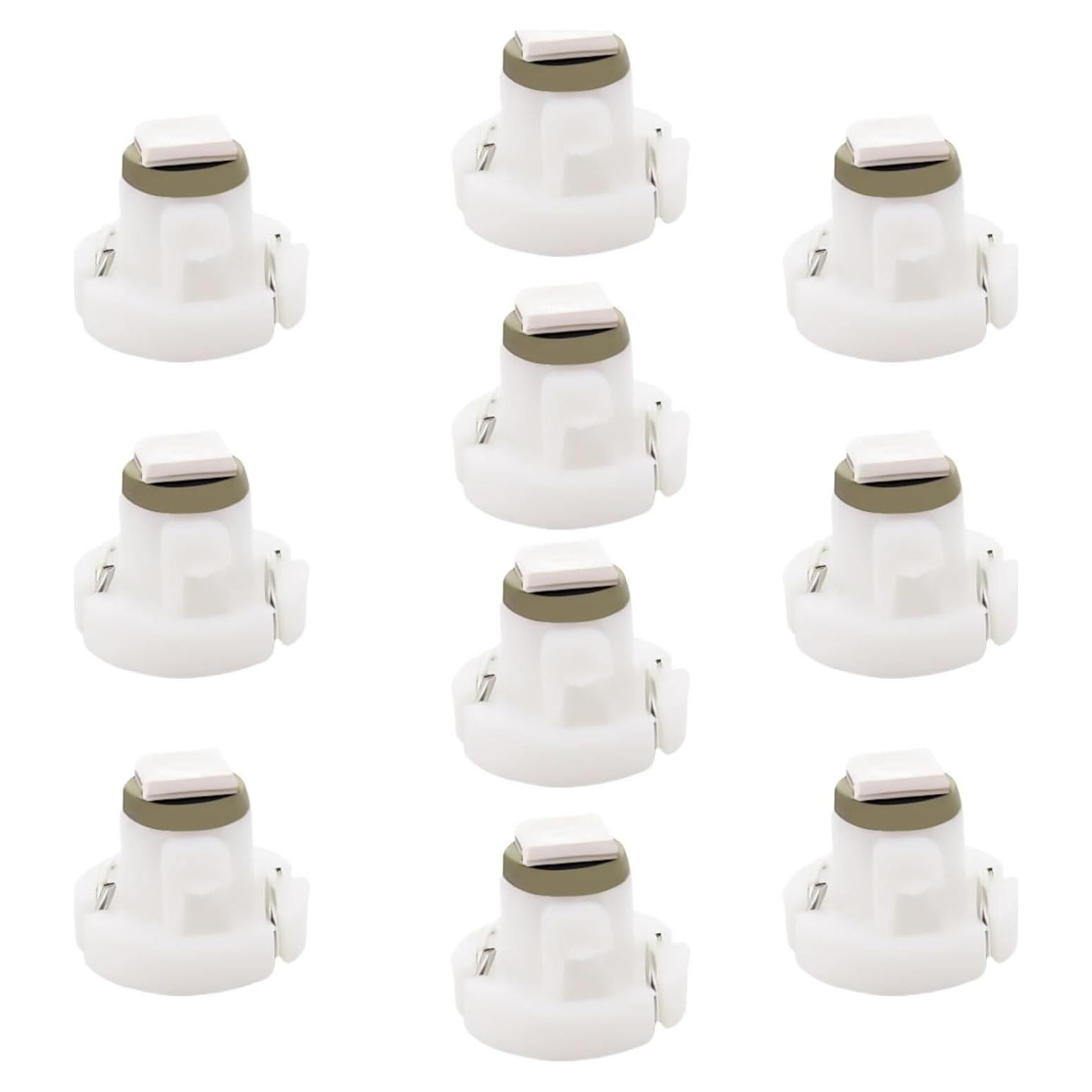 Bombilla LED T3 Neo Wedge WLJH 10x Azul 12V 150 Lúmenes