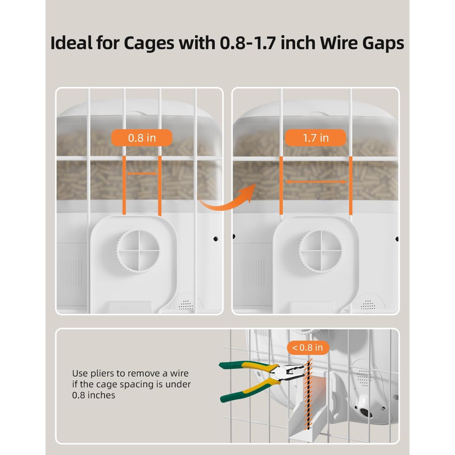 Comedero Colgante Sandpoy F15-L Automático para Conejos