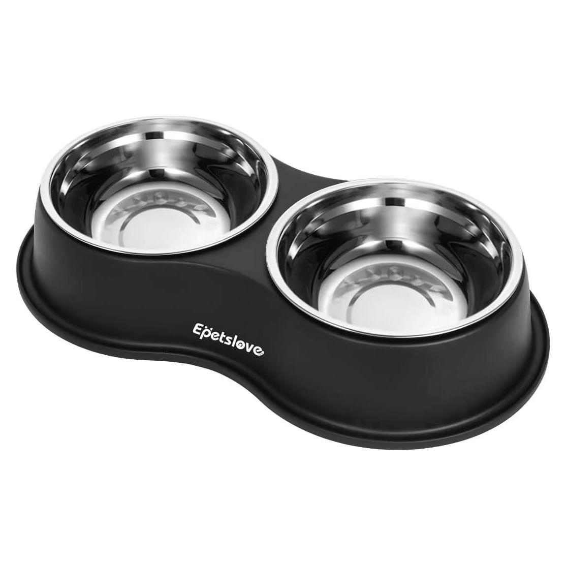 Cuencos Dobles para Perros Epetslove 18oz Antideslizante
