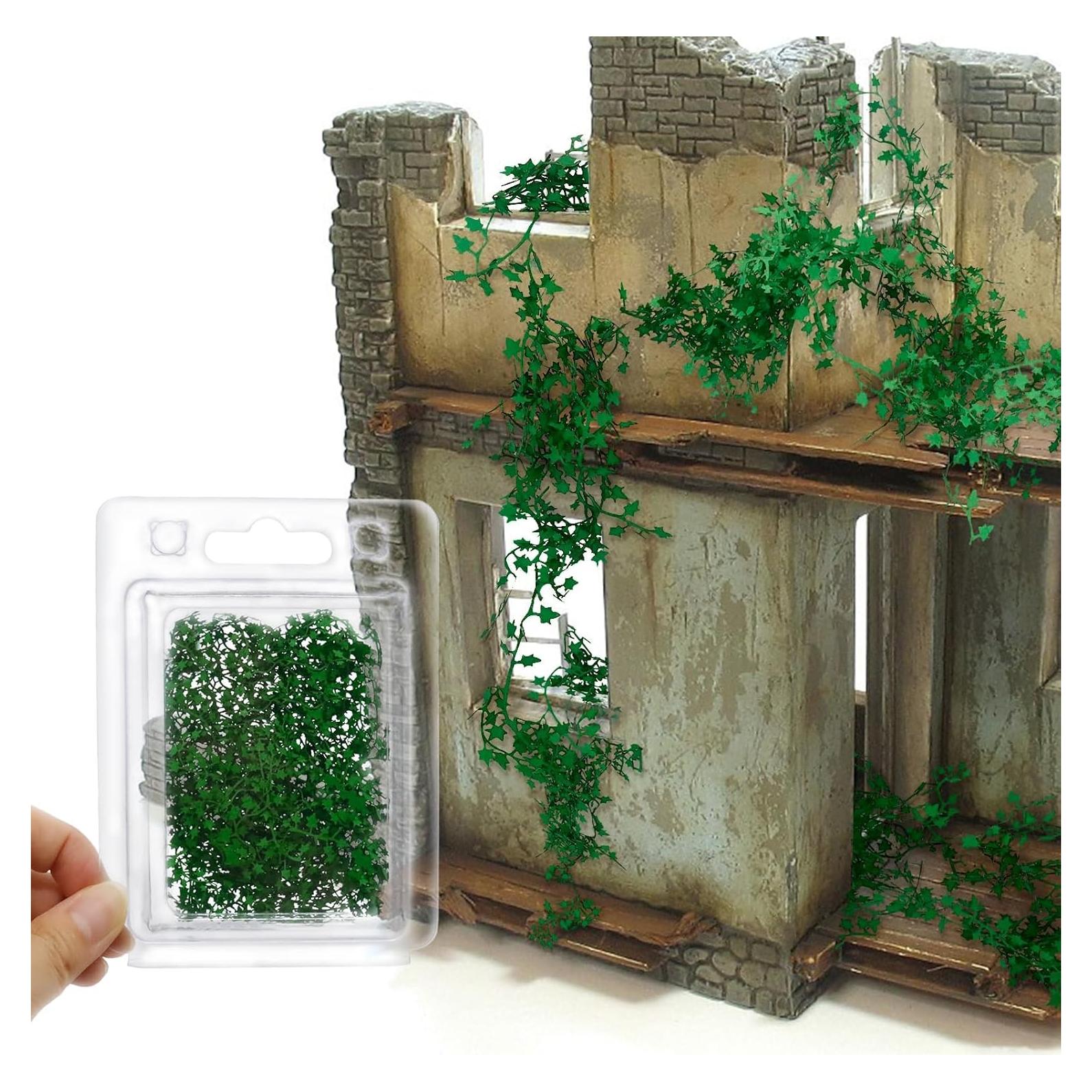 Vides Miniatura Realistas Warmtree Verde Oscuro para Diorama
