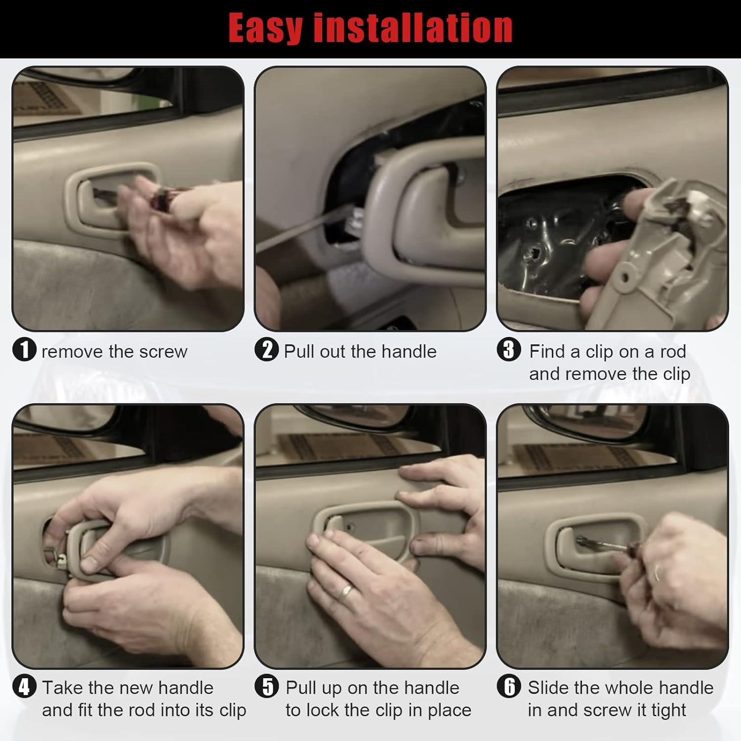 Mangos de Puerta Interior FAERSI para Toyota Corolla 1998-2002 Beige