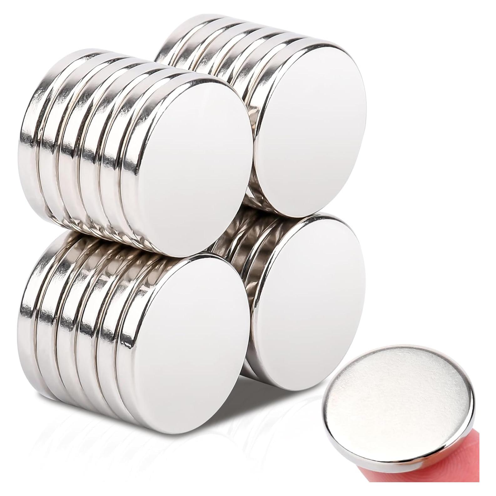 Imán de Neodimio Keukenket 20x3mm 25 Piezas Fuerte