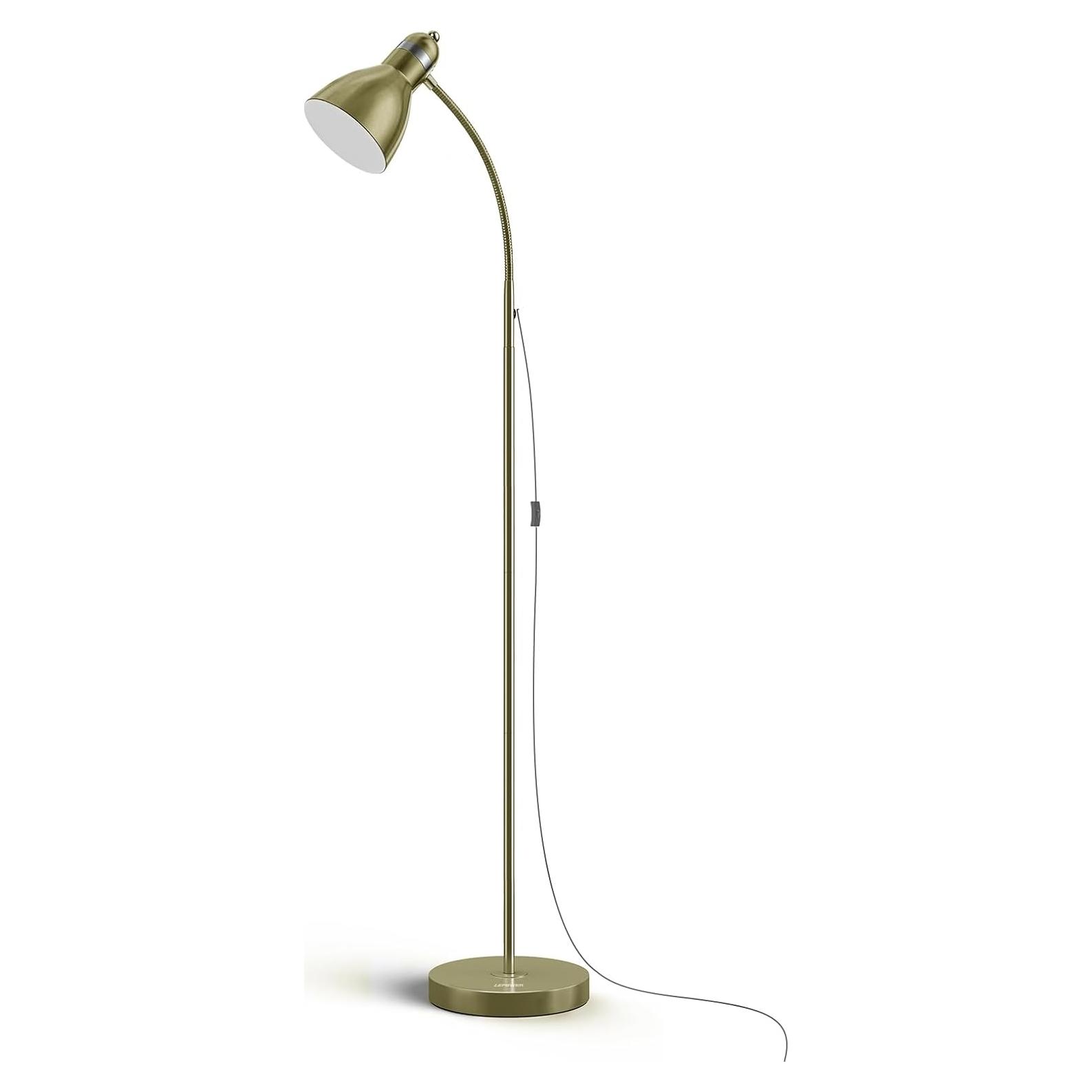 Lámpara de Pie LEPOWER UF2012 Ajustable Bronce 147cm