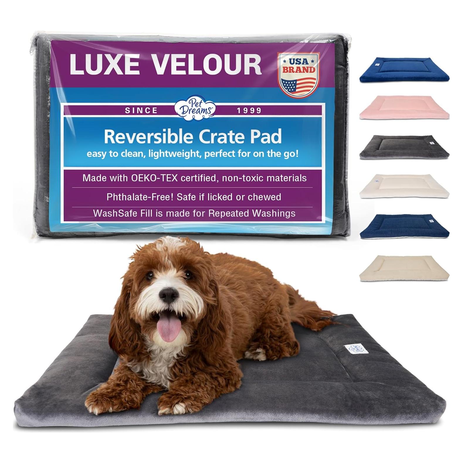 Almohadilla para Perros Pet Dreams 45.72x30.48cm Gris